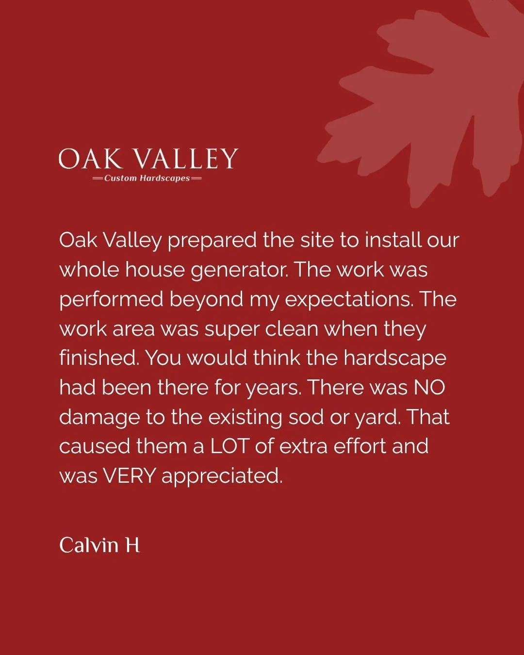 We take the extra time and care to ensure every job is done right.