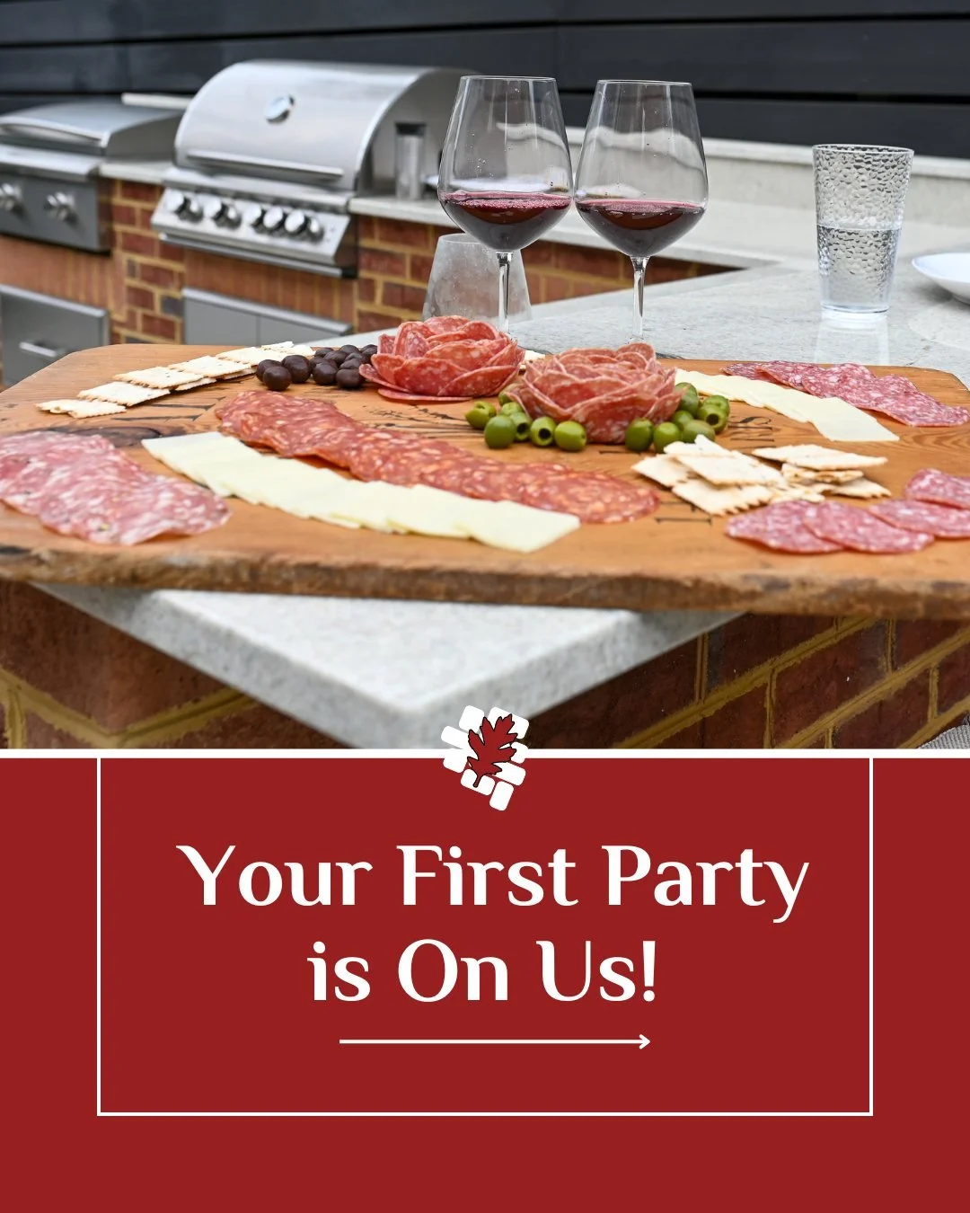A new patio deserves to be celebrated! We&rsquo;ll cover your first party so you can start enjoying it right away.

Learn more and receive a quote with link in bio.

Full terms and conditions on website.