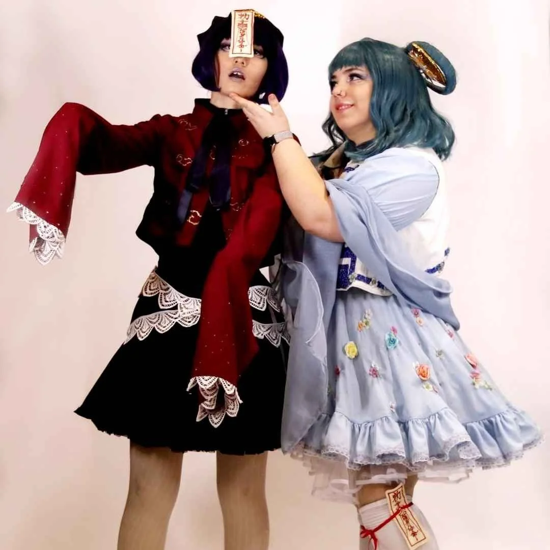 Eden and Zu as Seiga and Yoshika