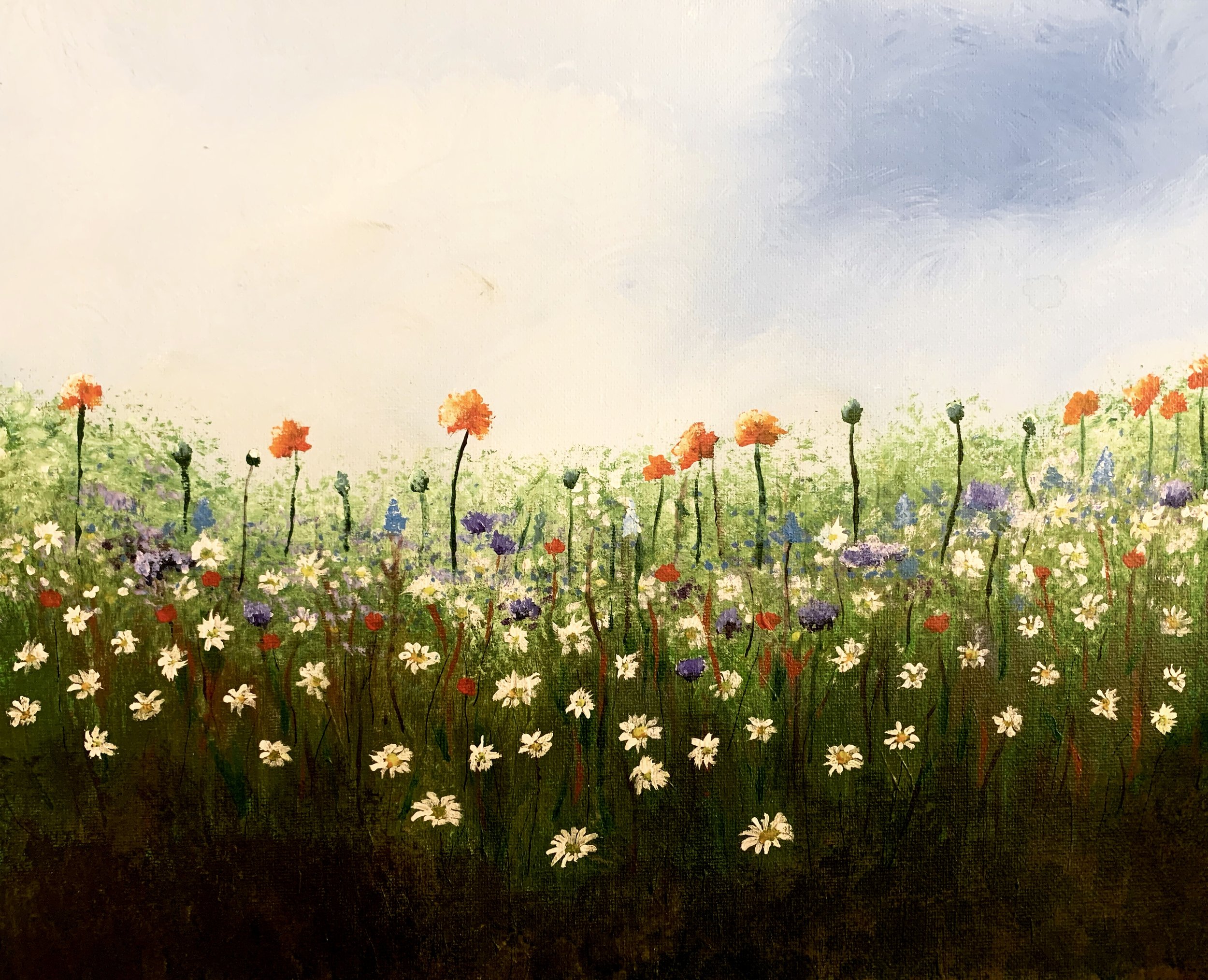 "Rainbow Field"
Original 8x10 inch canvas