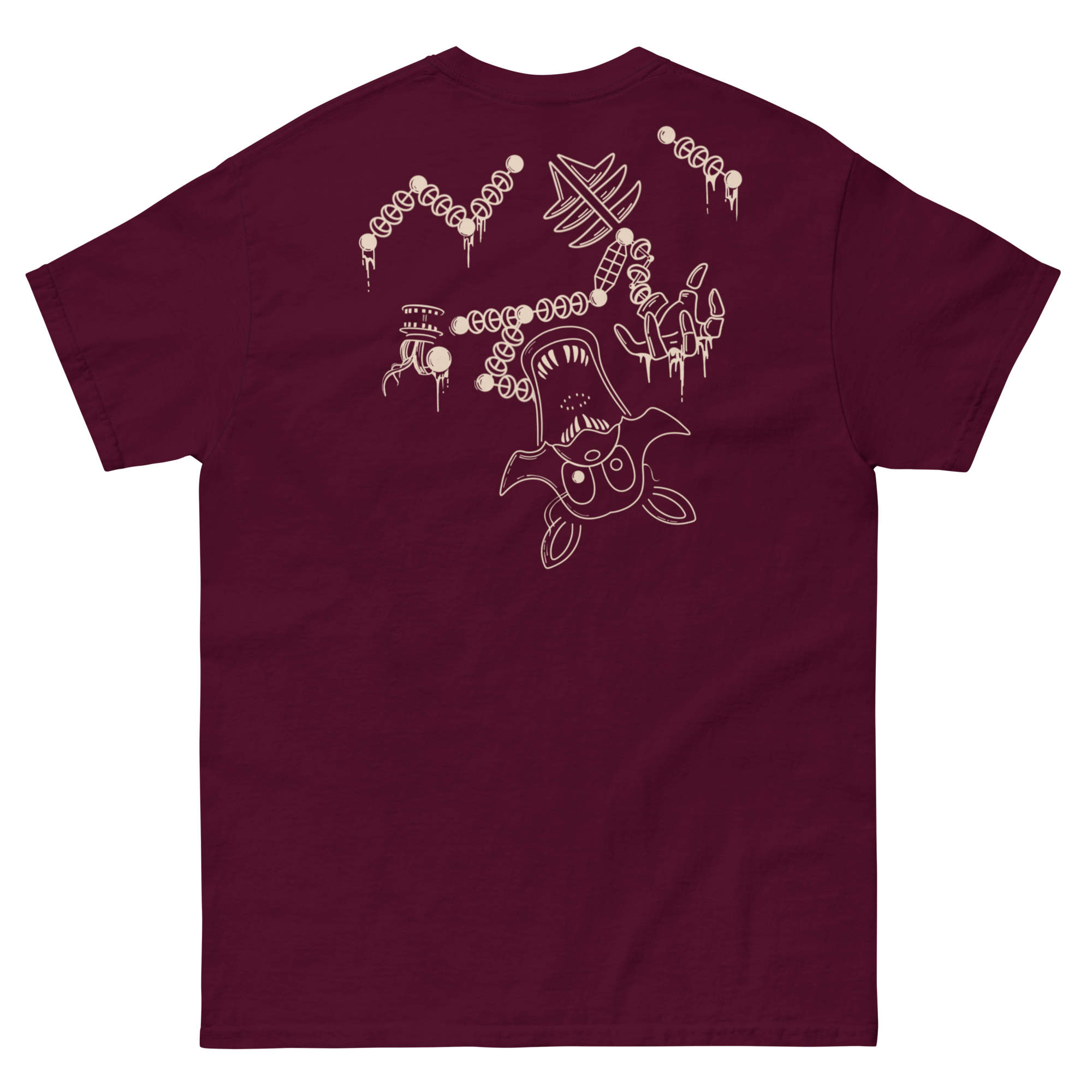 unisex-classic-tee-maroon-back-6a7653d9ea5a6.png