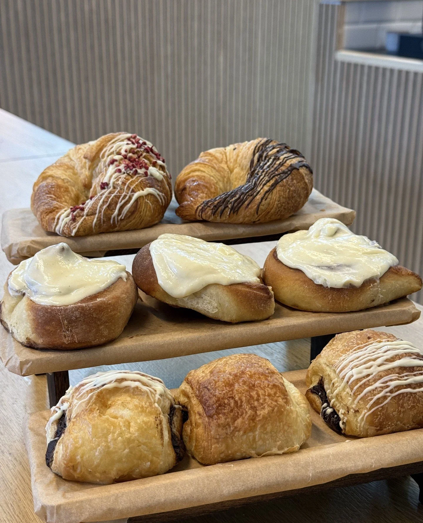 Blooming lovely...⁠
⁠
Pop down to The Social. this weekend and treat yourself to our brand-new baked additions, pastries galore! All fresh from @thekilnstewartby 🥐☕️