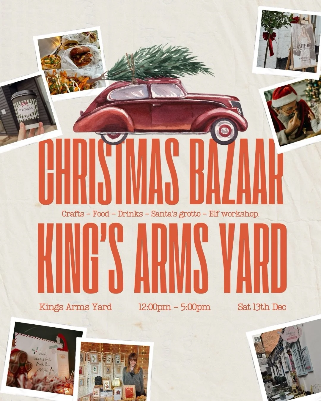 🎄 Christmas at King&rsquo;s Arms Yard... a festive takeover you don&rsquo;t want to miss! 🎄
Saturday 13th December | 12&ndash;5pm | Ampthill

We&rsquo;re bringing the whole Yard together for a Christmas Bazaar that celebrates community, creativi