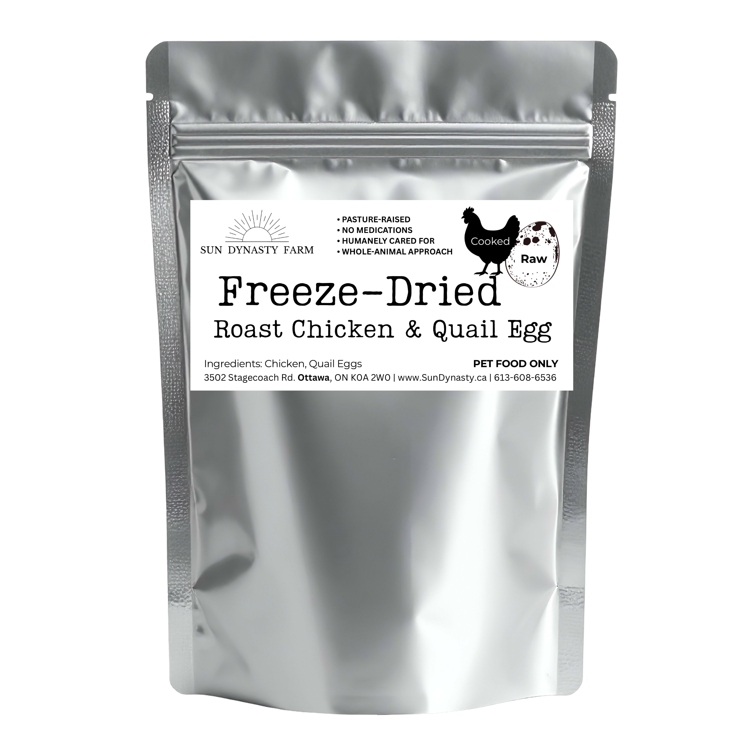 Roast Chicken & Quail Egg Topper