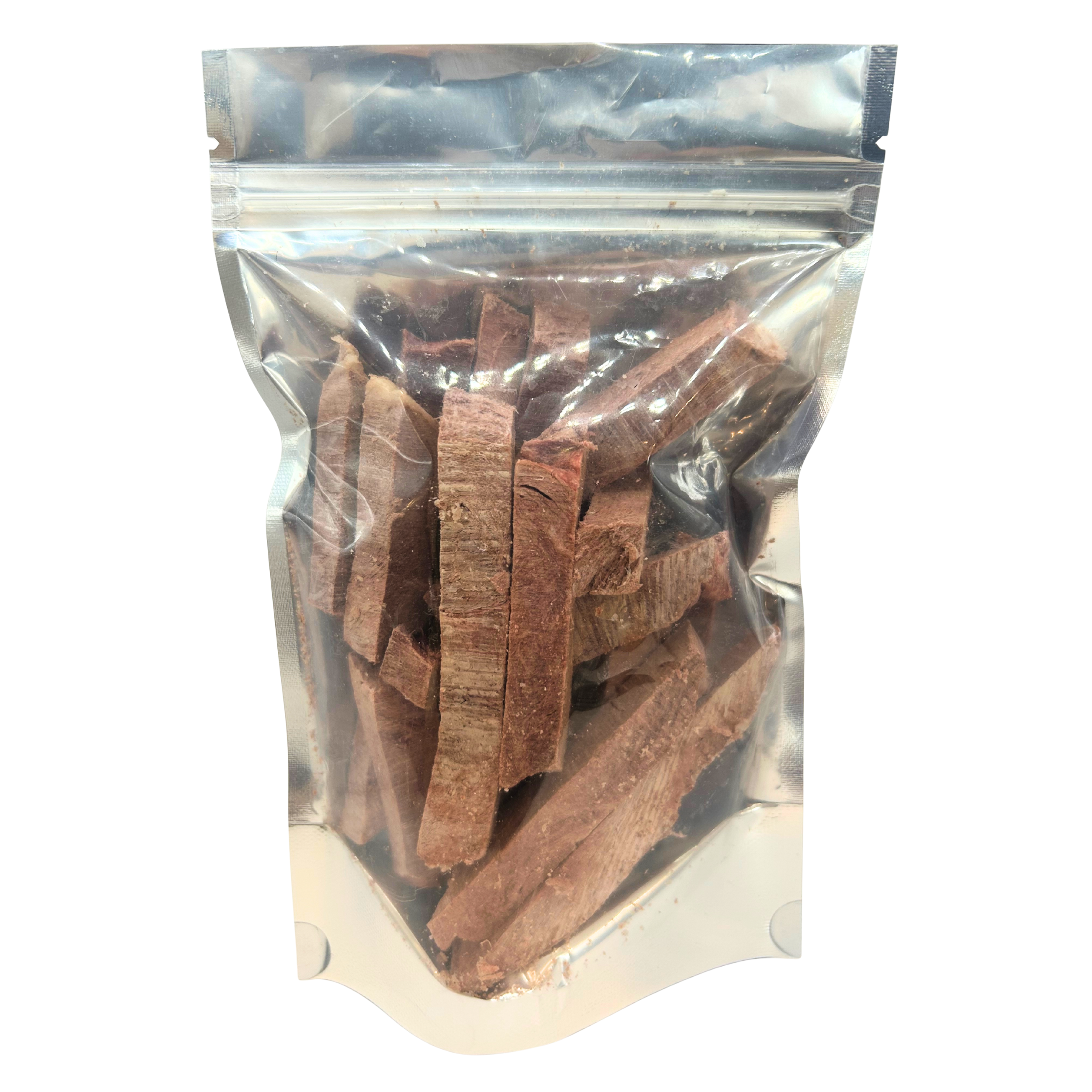 Freeze-dried Angus beef strips for dogs and cats