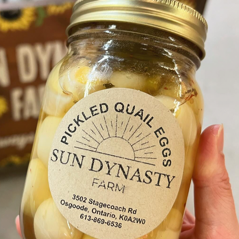 Sweet Pickled Quail Eggs