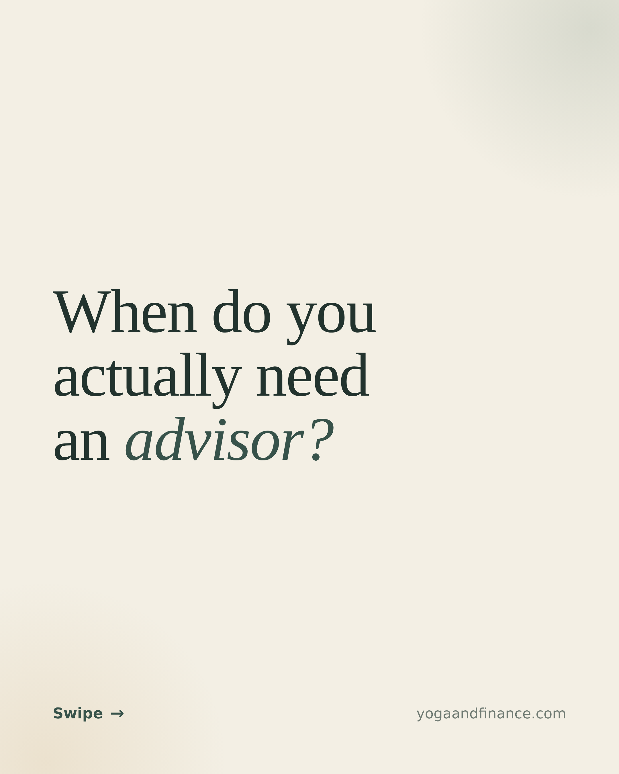 When Do You Actually Need a Financial Advisor or an Accountant?