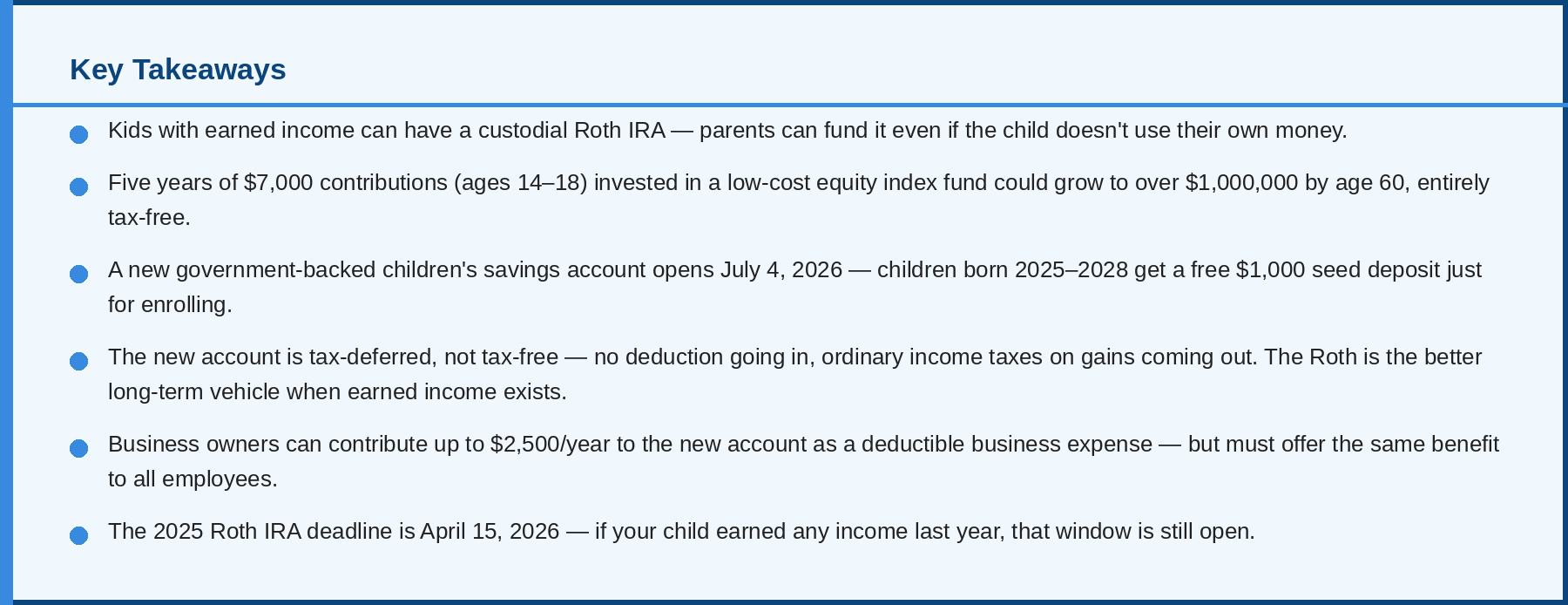 Investing in Your Kid’s Future — Berkshire Wealth Group