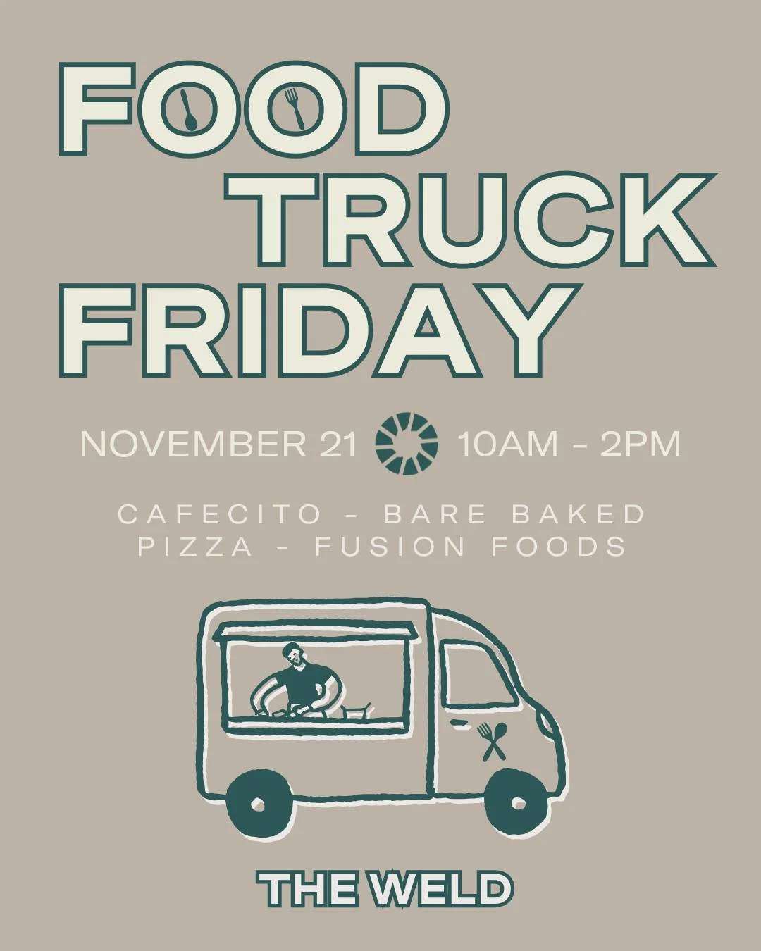 Food Truck Friday is BACK this Friday, November 21st from 10 AM&ndash;2 PM!

We'll have 3️⃣ food trucks including: 
☕️ Colombian coffee to power your Friday @cafecito_nc
🍕 Wood-fired Neapolitan pizza @barebakedpizza 
🌮 Halal Mediterranean favorites