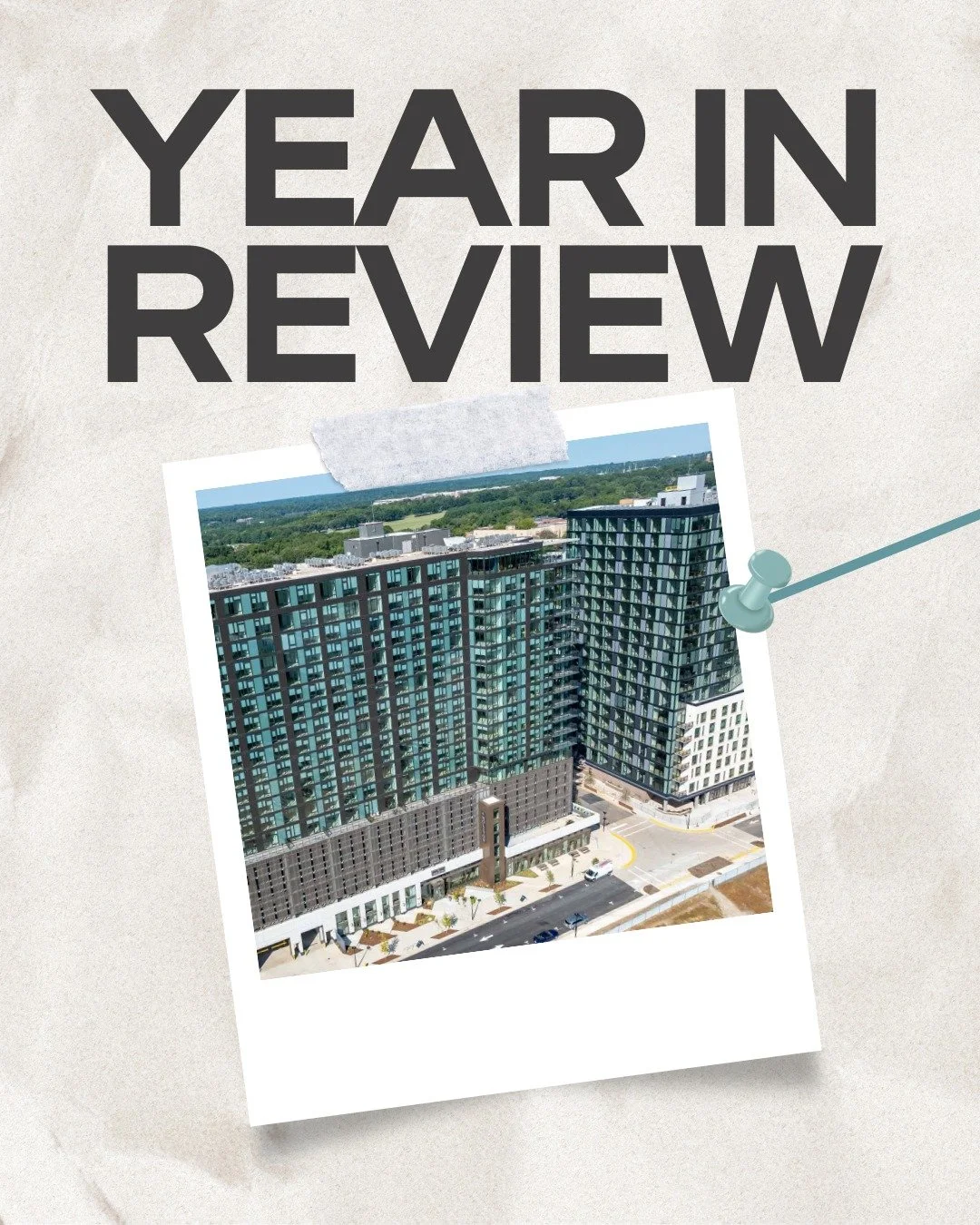 2025 was a big year for our neighborhood, The Weld! We officially opened our two residental towers, @theholston_raleigh and @rayattheweld. Now over 40+ residents call this home. 🏡 Plus, we announced our first retail tenant will be @driftcoffee.kitch