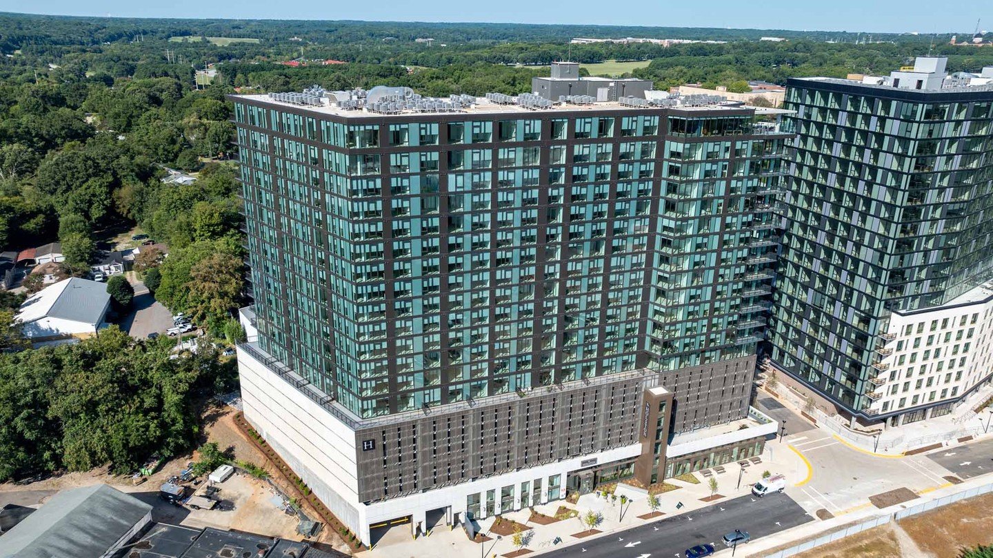 From sunrise to sunset, take in the incredible views of Raleigh&rsquo;s skyline and the expansive greenery of @dixpark. The Weld is where it all comes together! 🌇