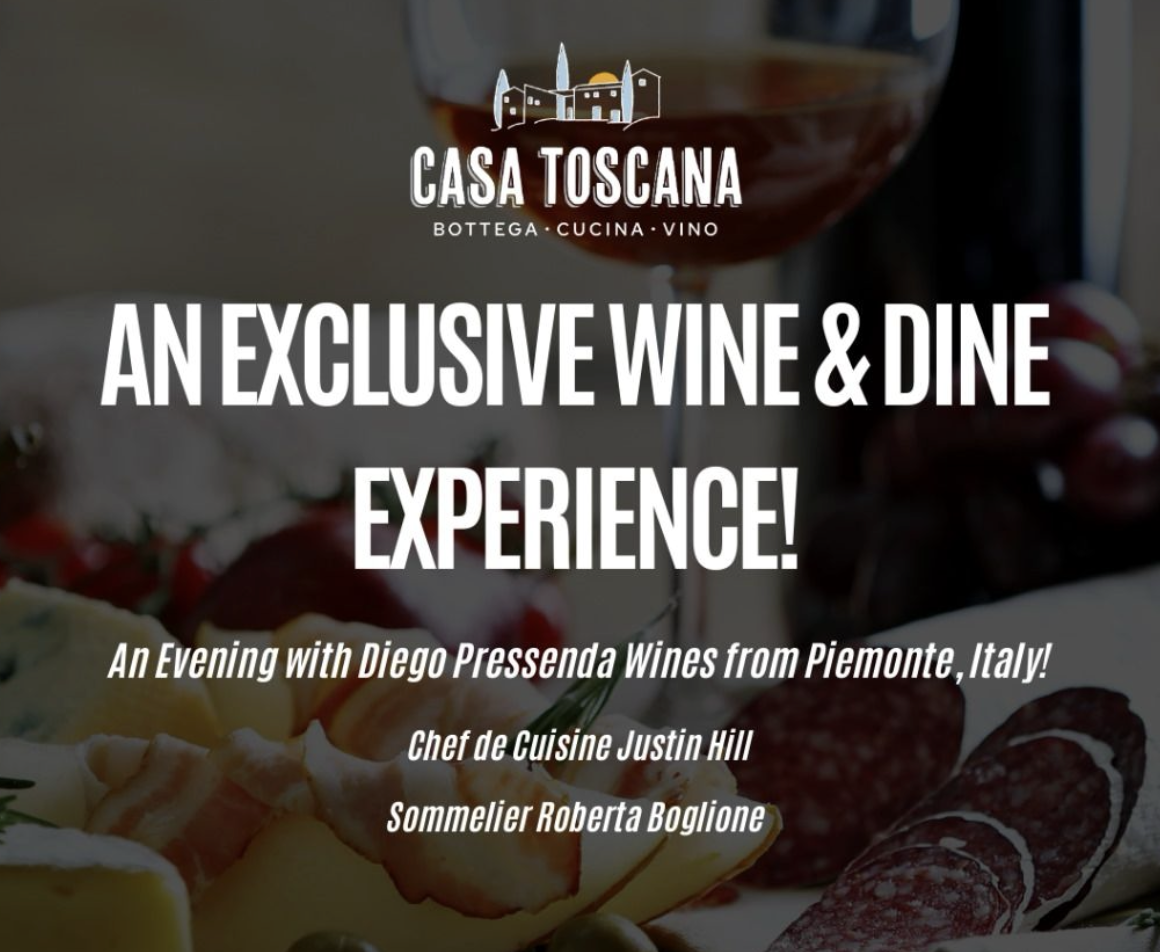 An Exquisite Evening with Diego Pressenda Wines