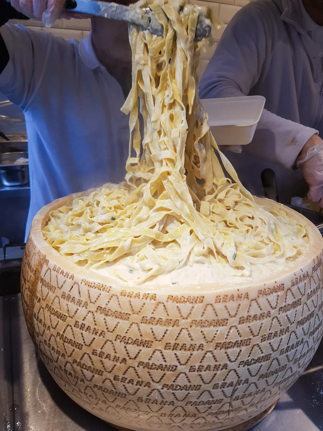 Big Pan: Cheese Wheel!