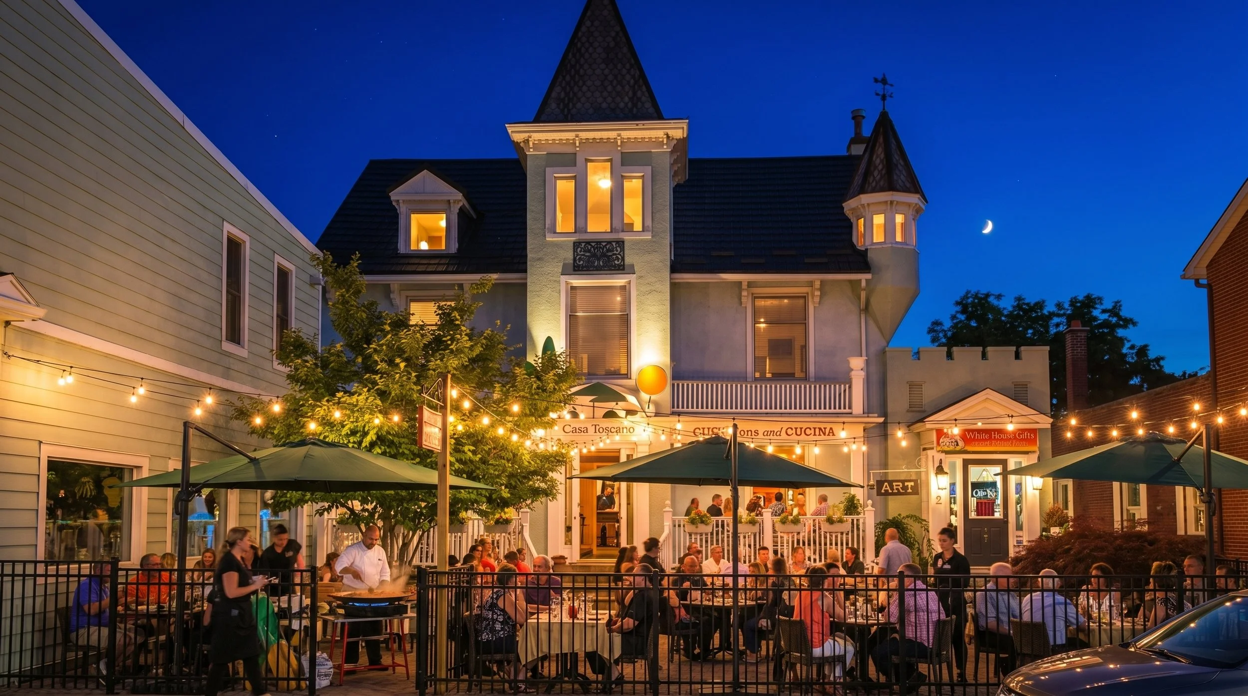 WHITE NIGHT AT CASA TOSCANA