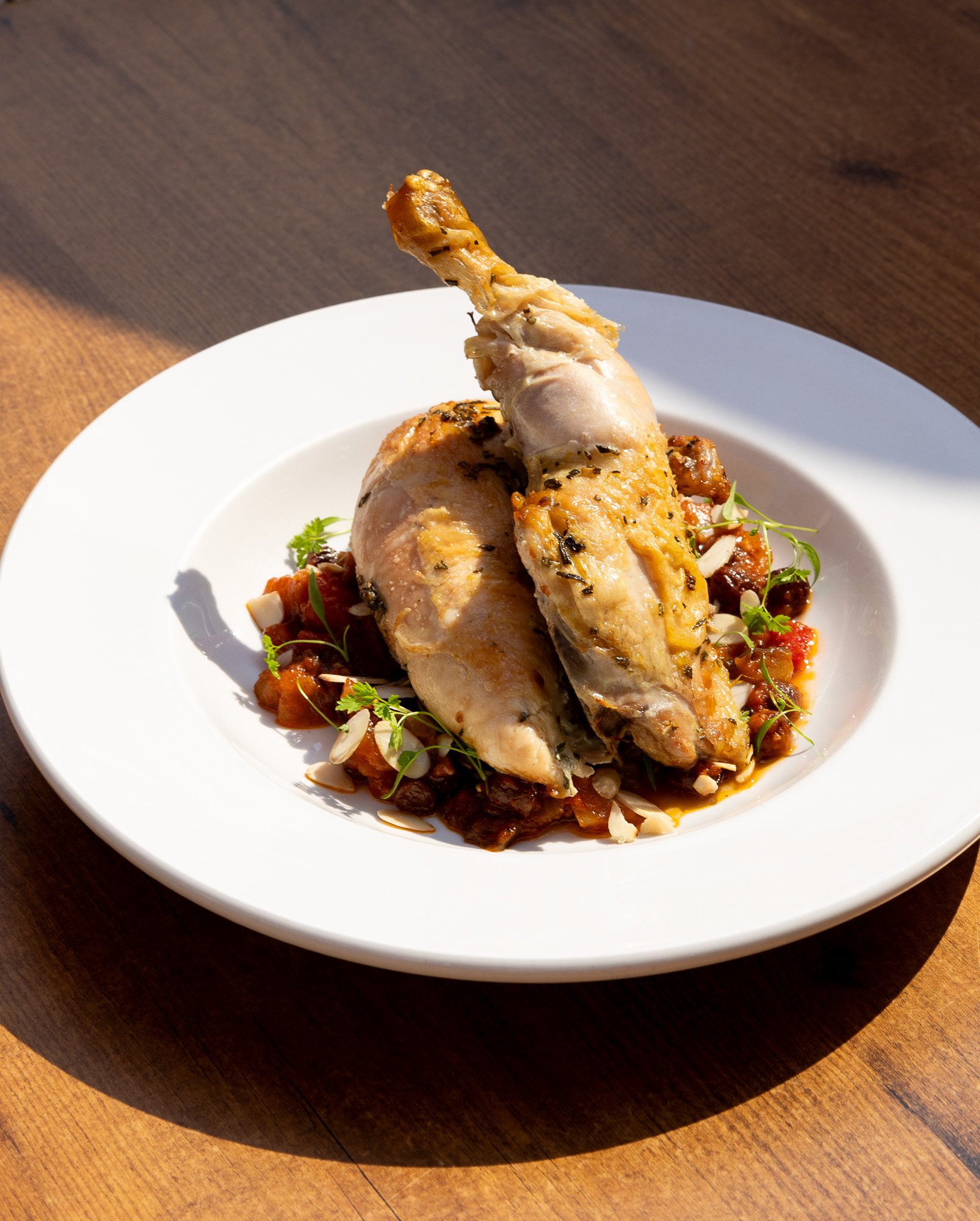 Pollo Arrosto con Caponata