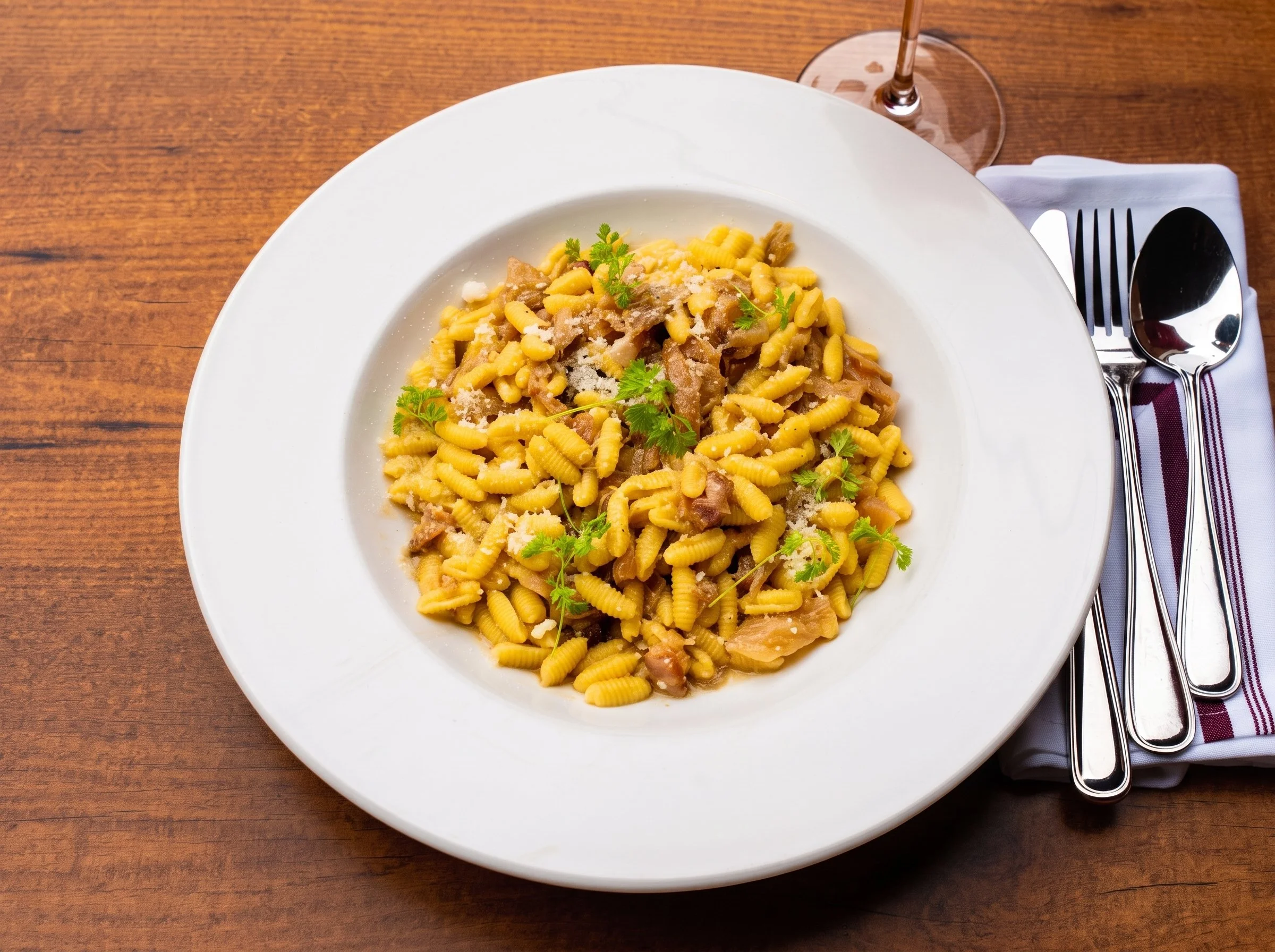 Cavatelli con Verza Stufata