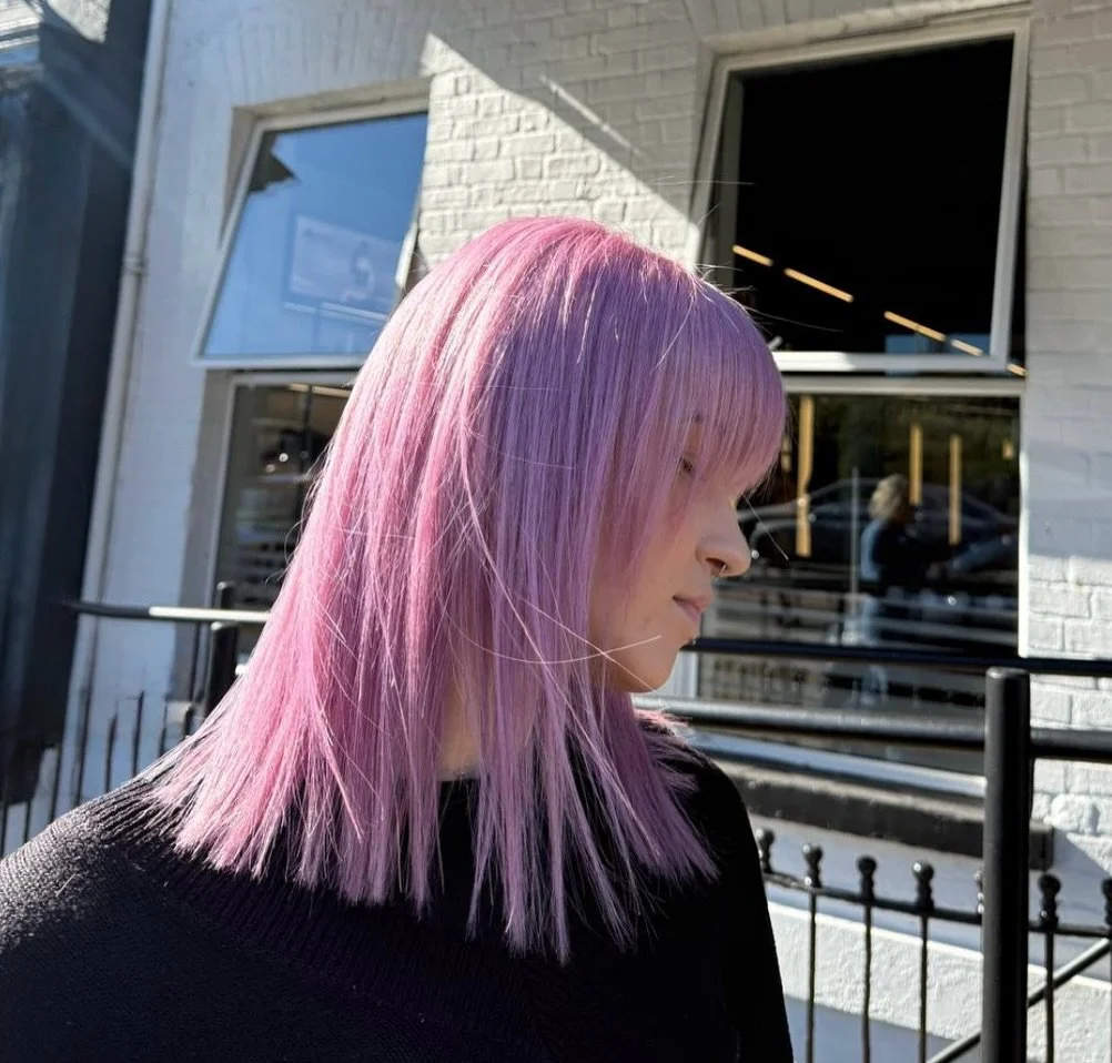 💜 Lilac Magic Incoming💜

Nigel crafted this stunning pastel tone using Davines Present Time 5.22 + 10.22 with 15 vol on pre-lightened hair &ndash; resulting in a soft, multi-dimensional lilac that turns heads ✨🎨

To support hair health post-lighte