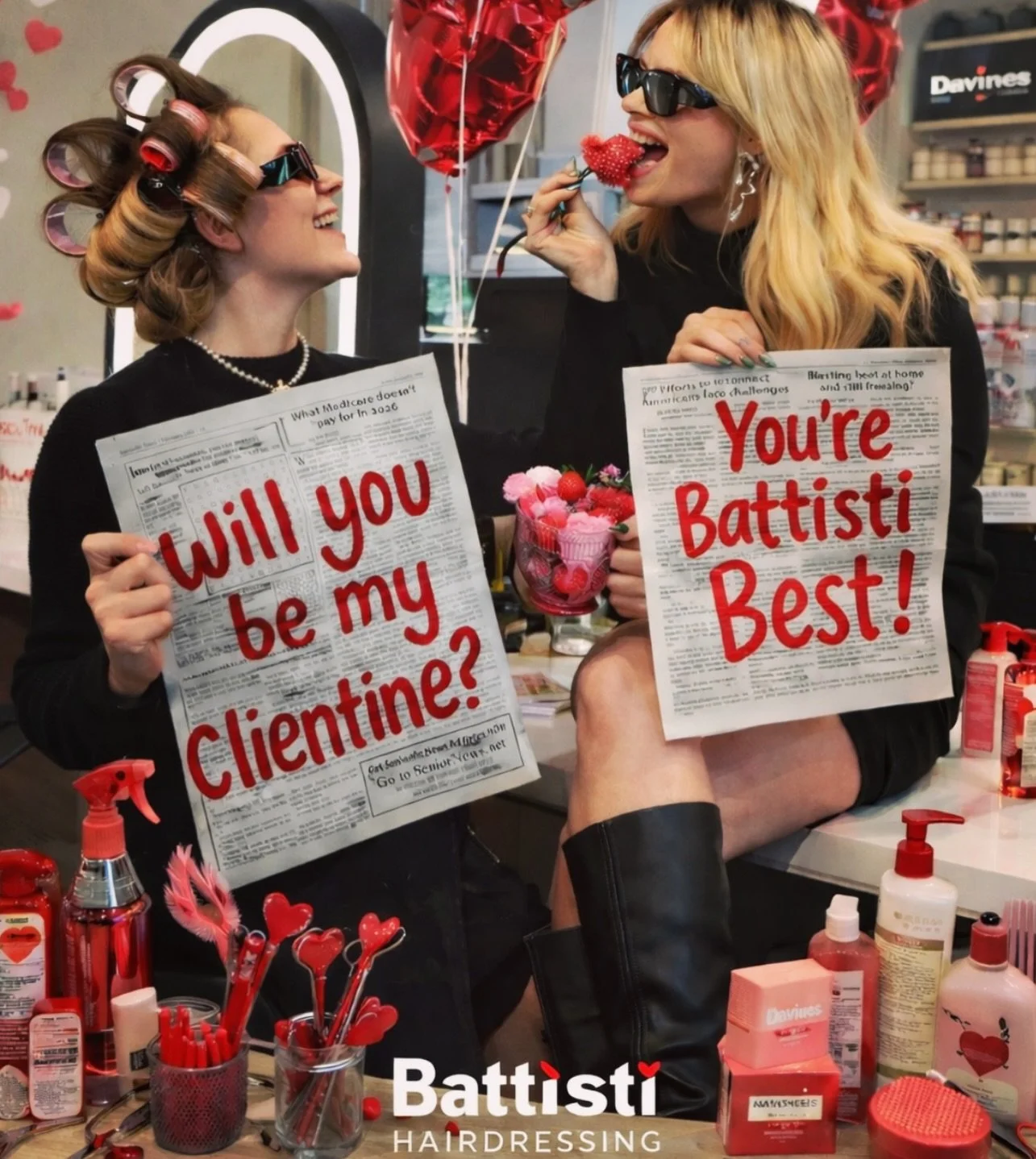 💌 A Valentine&rsquo;s Love Letter to Our Clients 💌

This Valentine&rsquo;s Day, we celebrate the beauty, confidence, and elegance our clients bring into the salon every day. 💕🌹

At Battisti Hairdressing, every appointment is more than a service. 