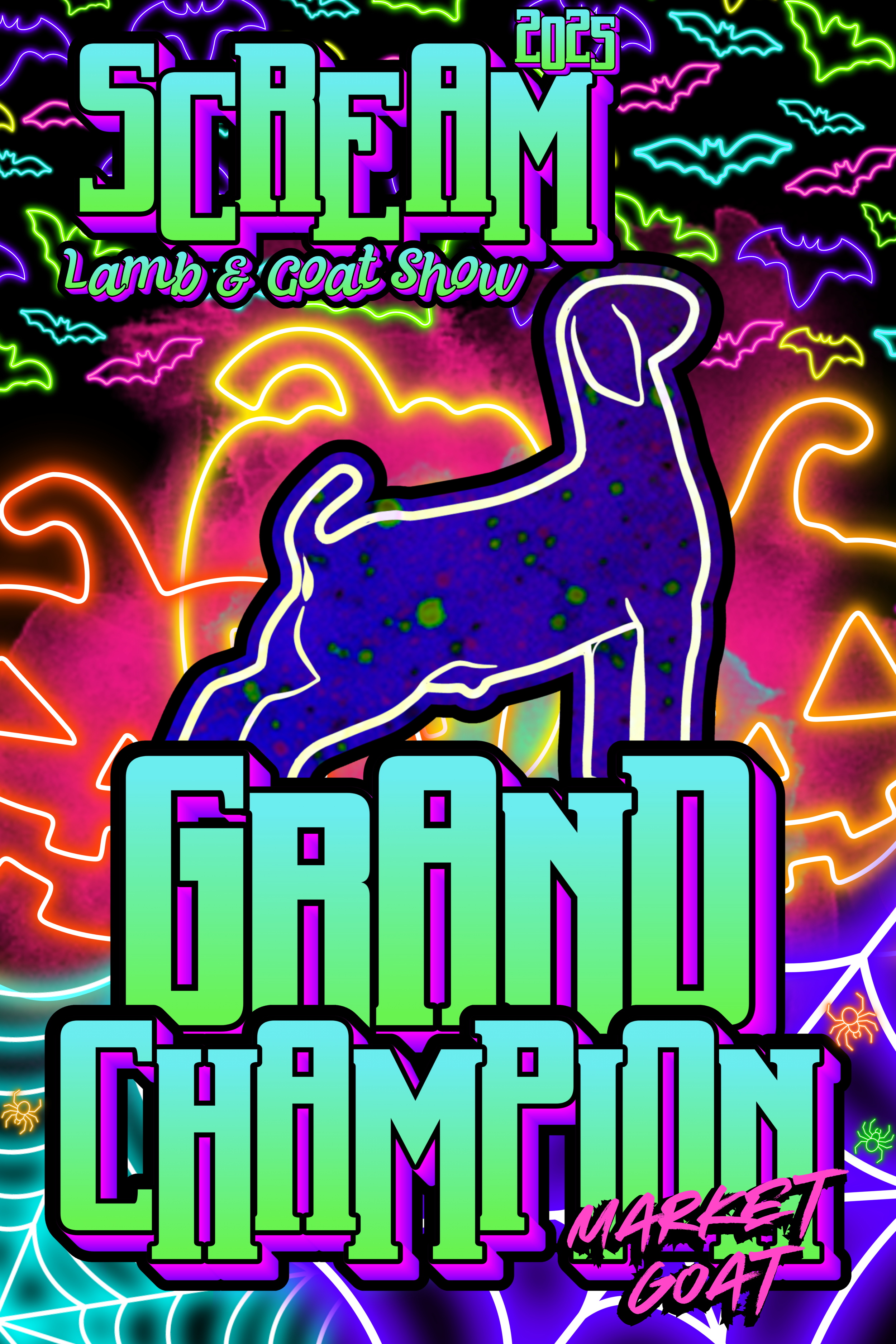 Spooky Halloween Livestock Champion Banner