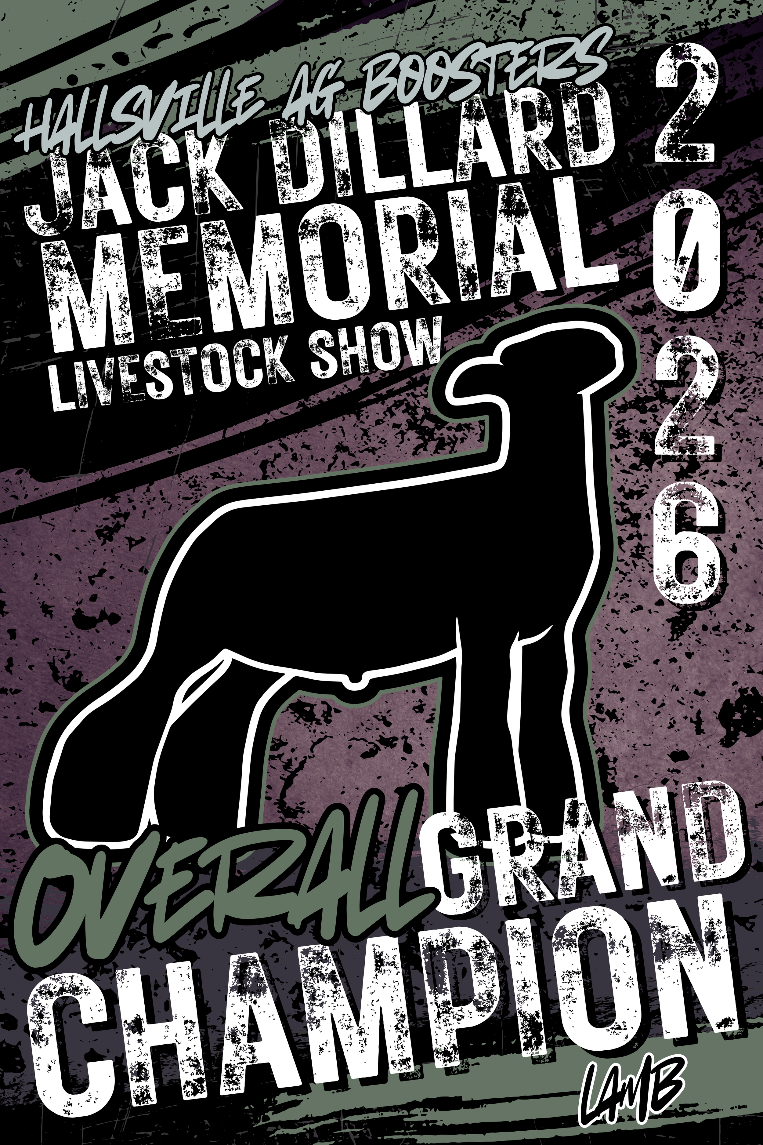 Aged to Perfection Livestock Champion Banner