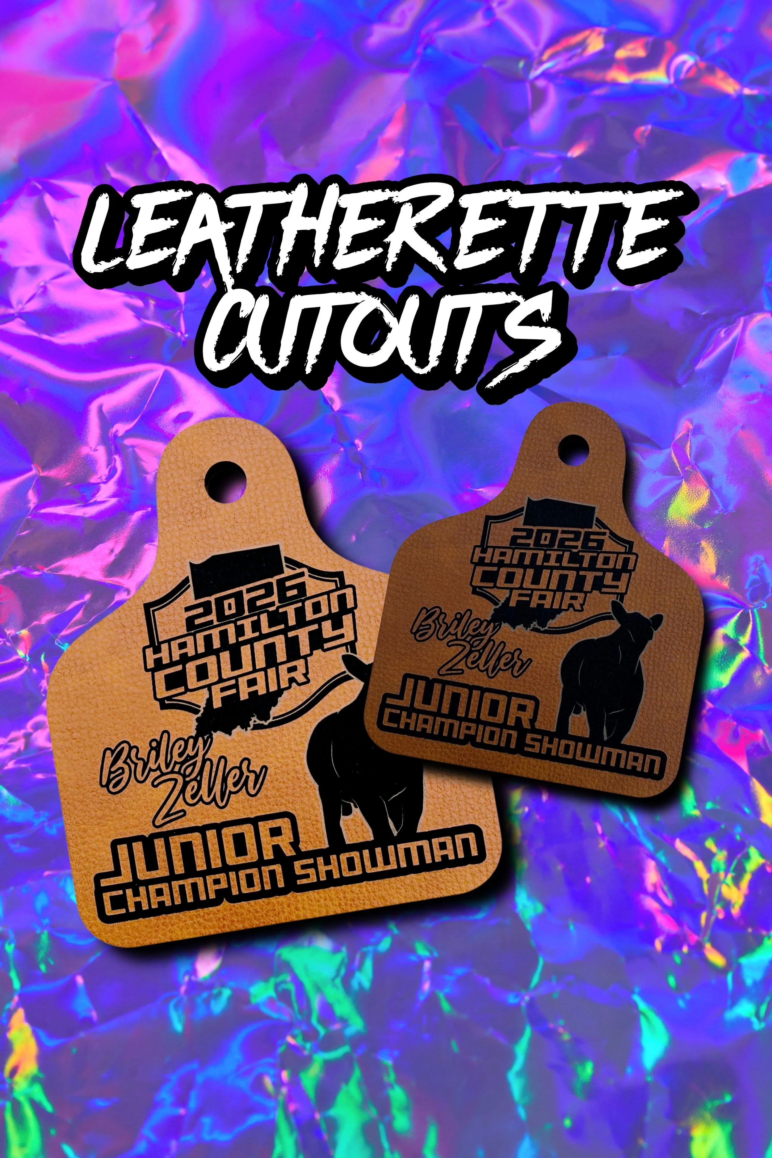 Leatherette Cutout