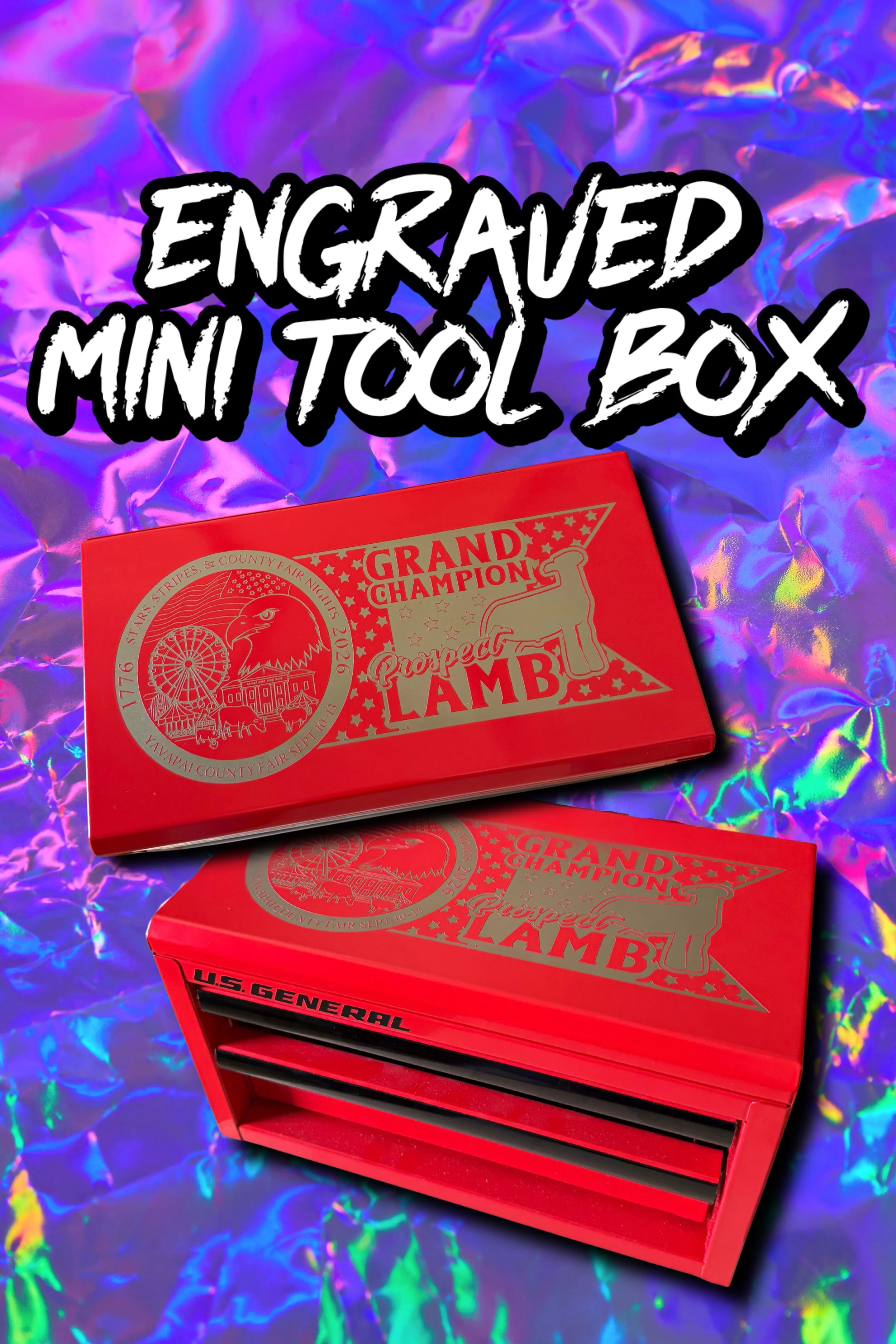 Engraved Mini Toolbox
