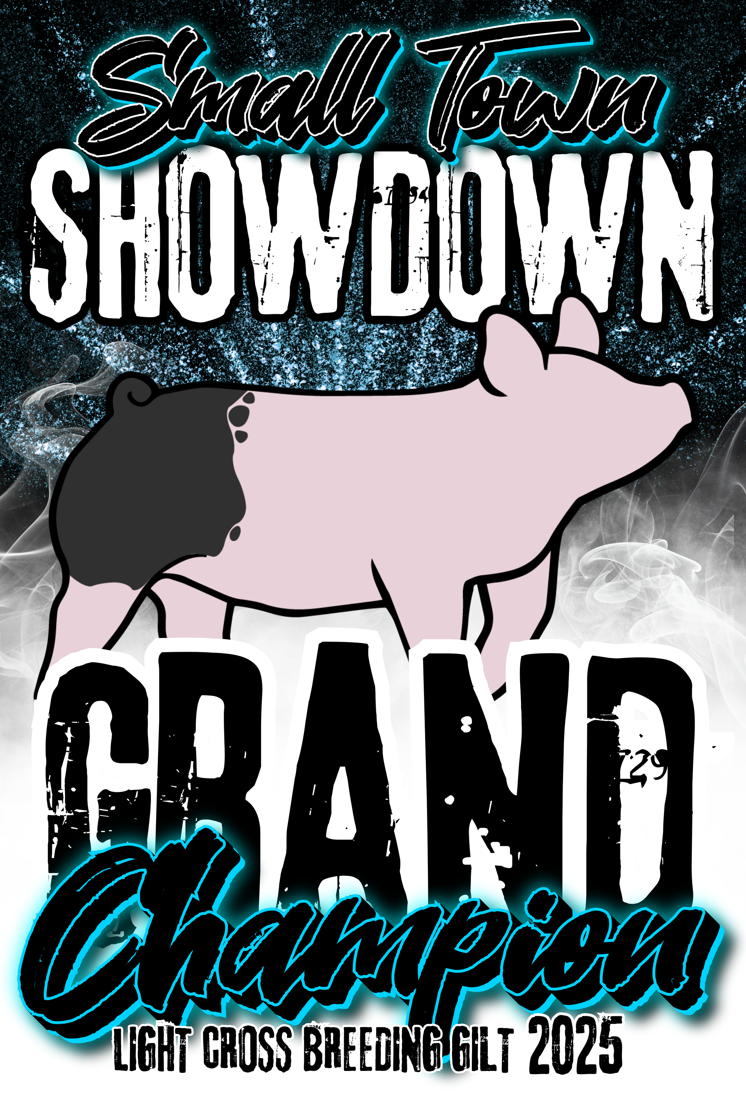 Teal Explosion Stock Show Banner