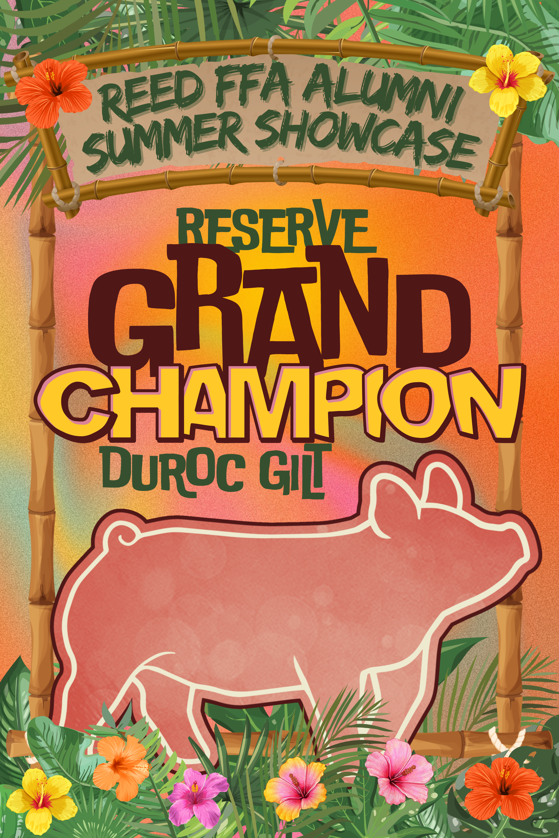 Island Luau Stock Show Banner