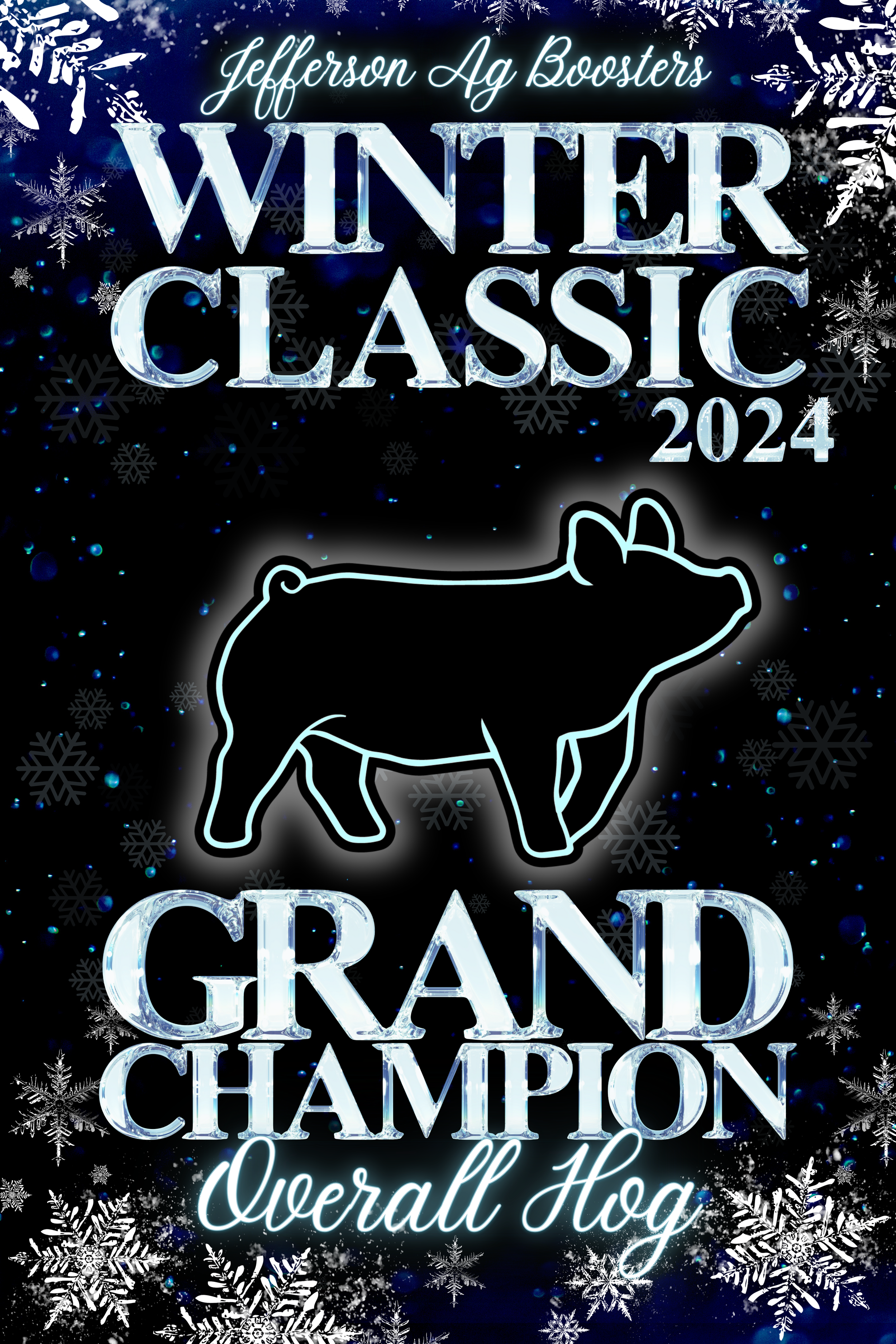 Icy Livestock Champion Banner