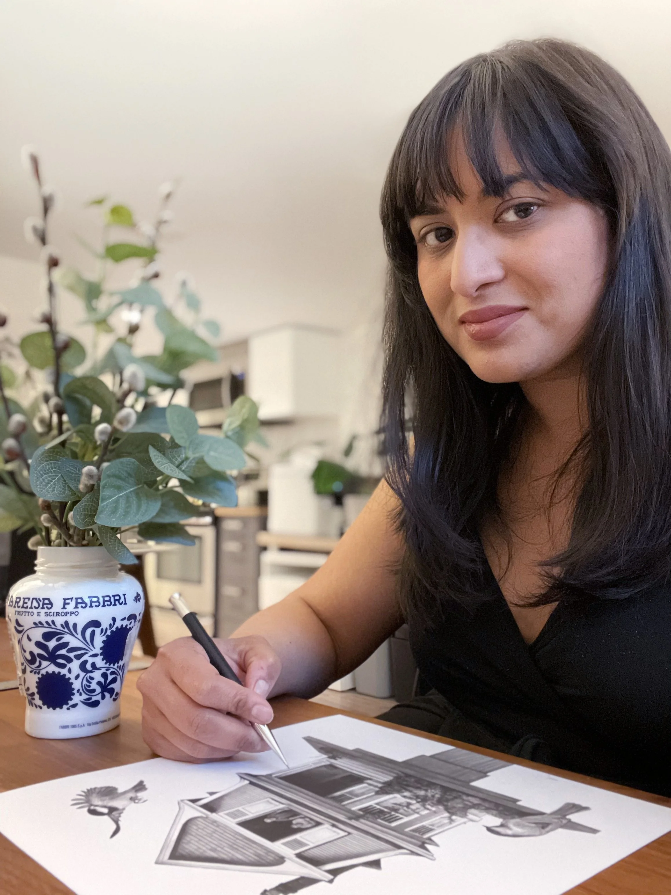 CHARISMA PANCHAPAKESAN | DRAWING & MIXED MEDIA