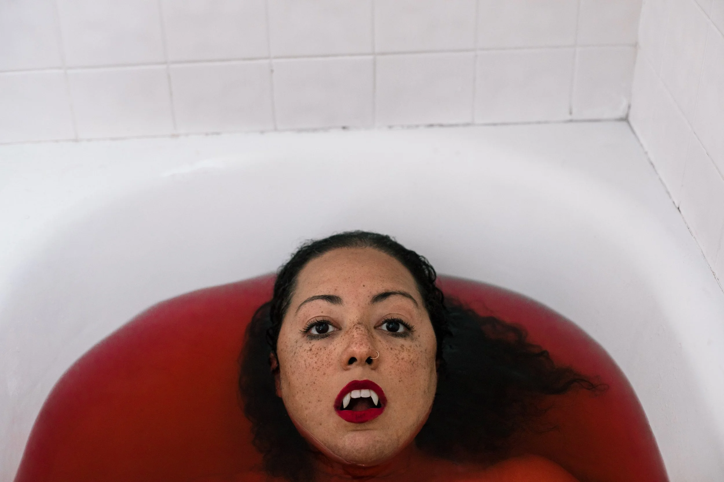 "Self Care" by photographer Allie Mullin | Allie's 31 Days of Halloween at Main Street Station Gallery | The Crone House in Richmond, VA