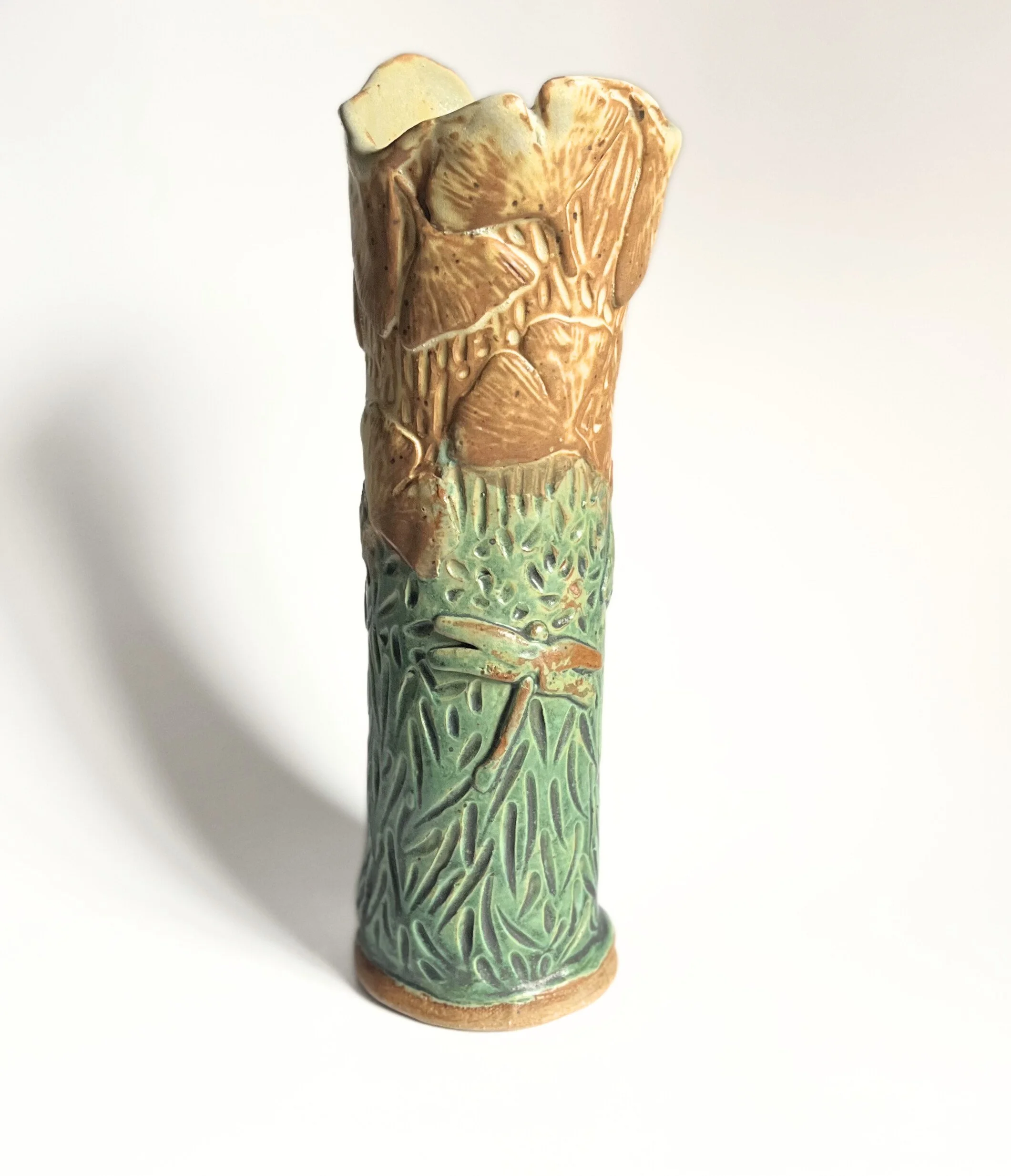 Tall Gingko Dragonfly Vase – Mel Titus