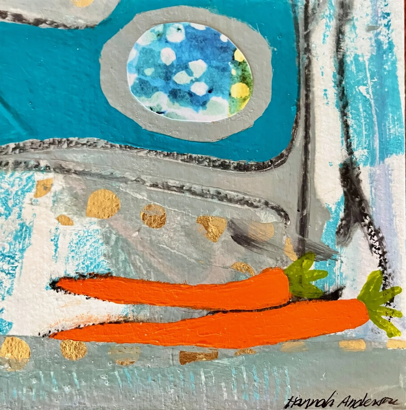 Carrots Growing in Moonlight | Hannah Anderson