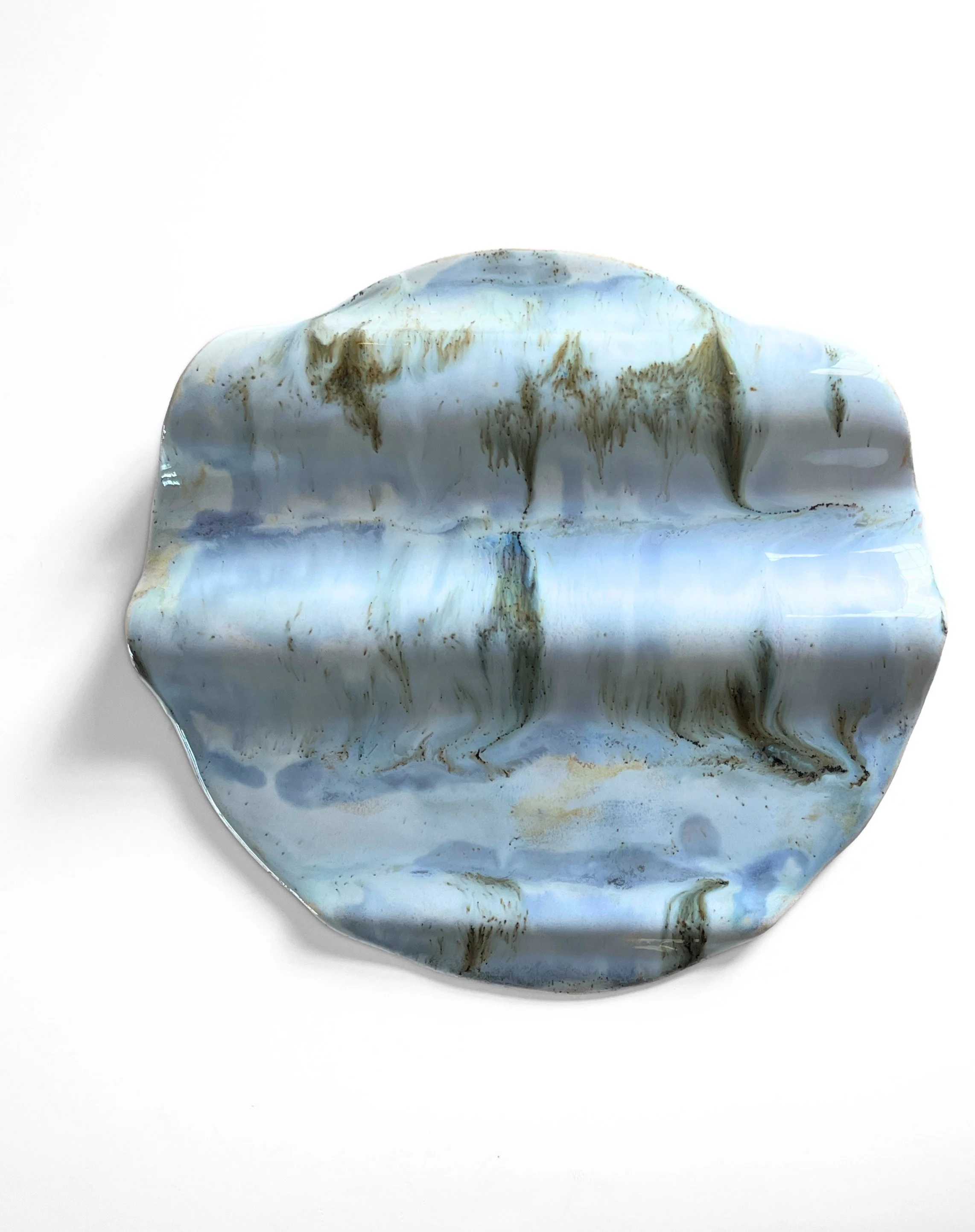 Deep Knowing No. 2 | Abstract organic ceramic wall sculpture by Sylvia Mallory | Crone House in Richmond, VA