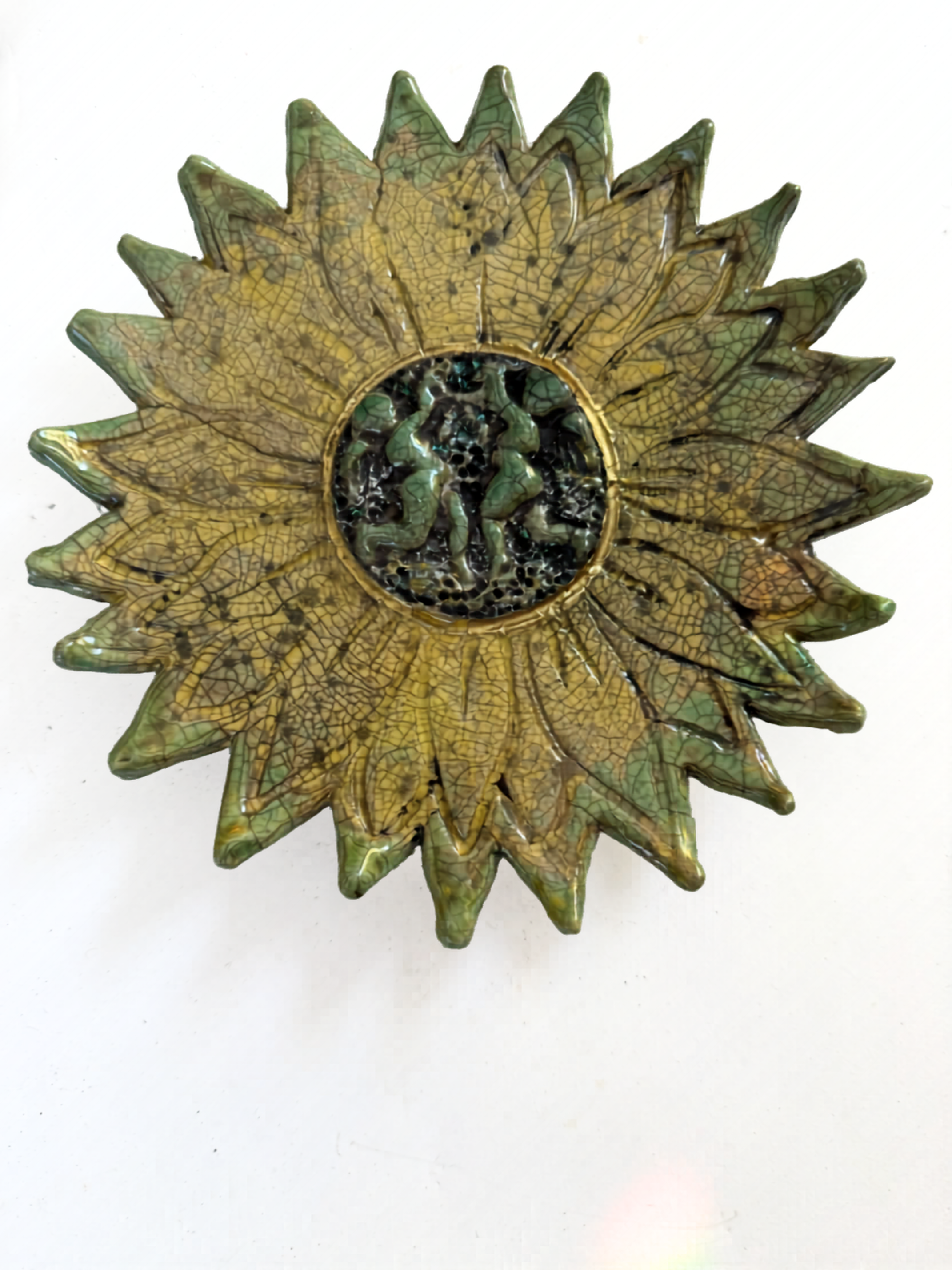 Mel Titus | Raku Ceramics  in Richmond, VA | Nymphs Dancing In Sunflowers