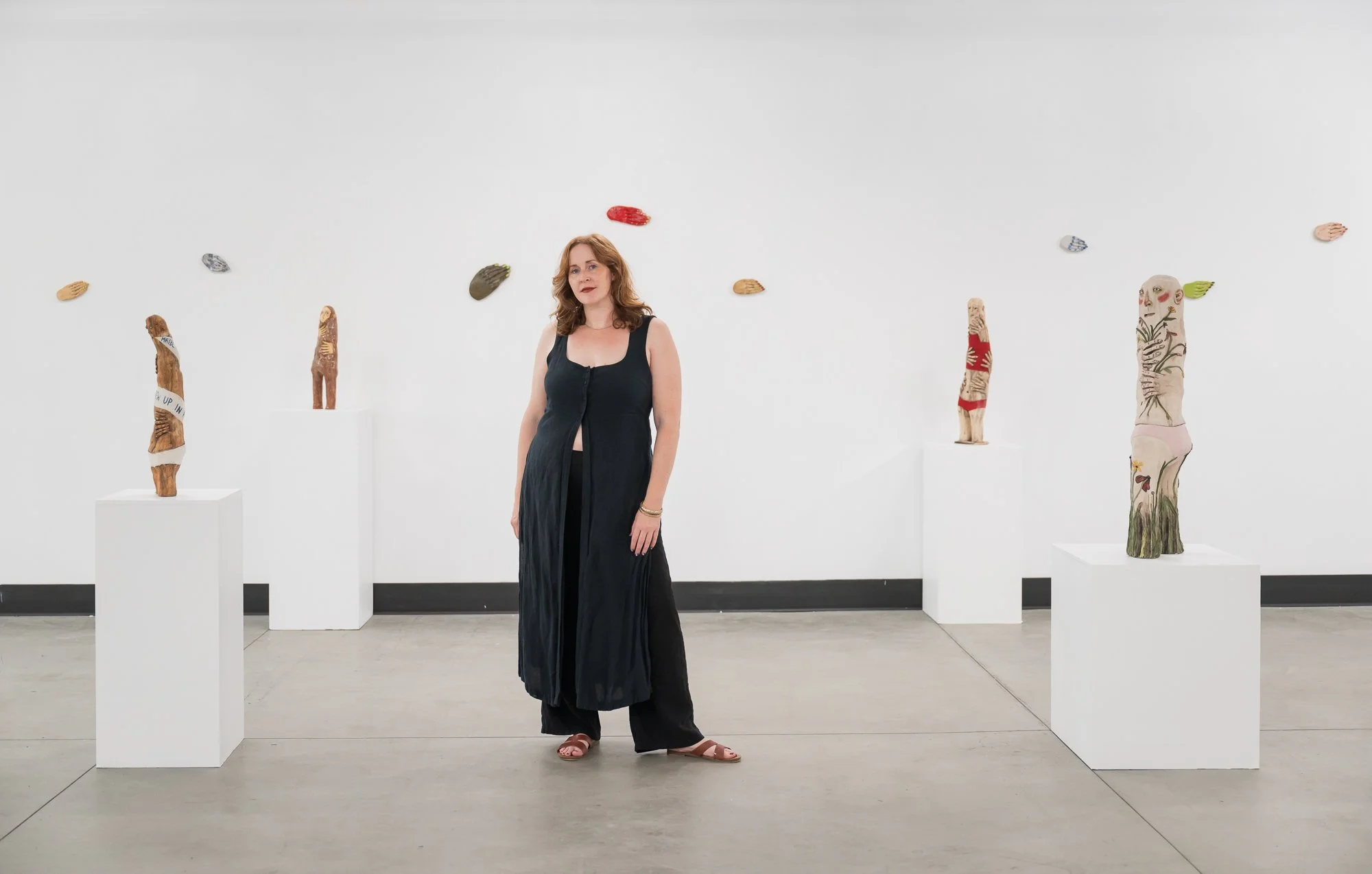 Katharine T. Jacobs and her figurative ceramic sculptures