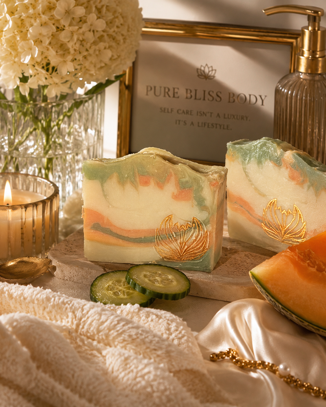 Cucumber Melon Soap Bar
