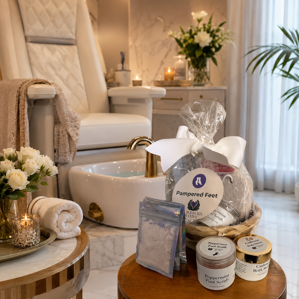 Pampered Foot Gift Basket