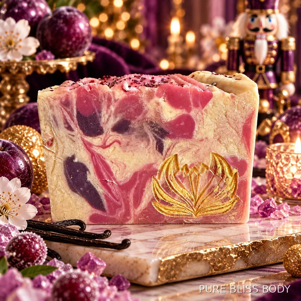 Sugar Plum Fairy Artisan Soap - Watermarked.jpg