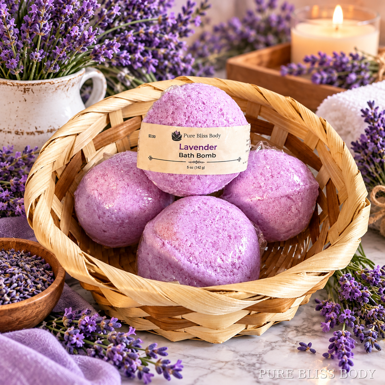 Lavender Bath Bomb