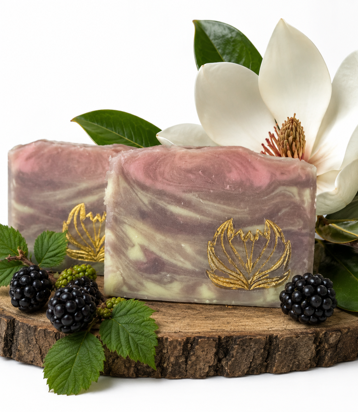 Blackberry & Magnolia Bar Soap