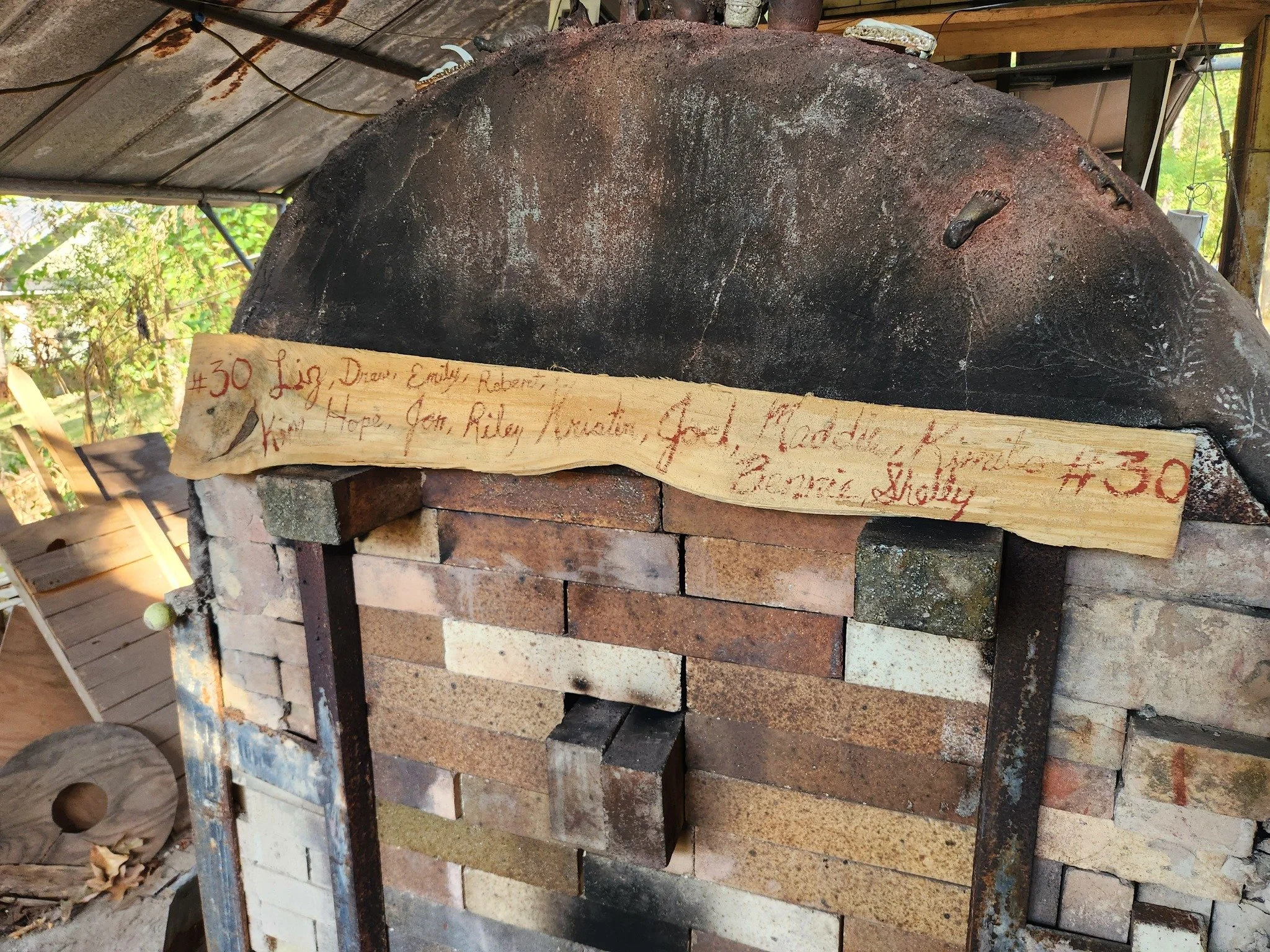 🔥 Rising in Fire&mdash;Beyond the Exhibit! 🔥

Last weekend, Museum Director Emily DeFoor joined potter Jon Brinley for a wood firing at his studio. Jon, one of the featured artists in our current exhibit Rising in Fire, graciously hosted the event 