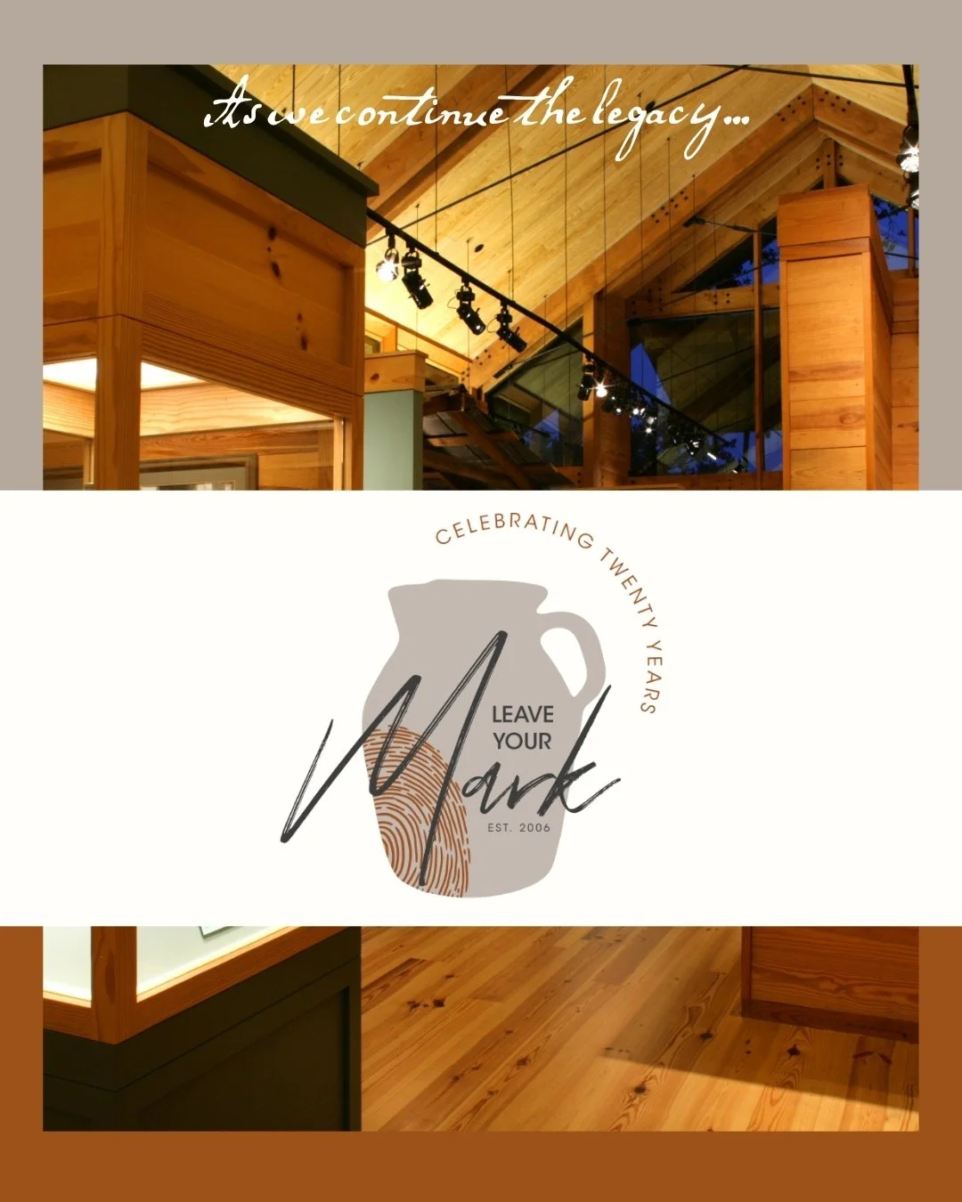 Thank you for joining us as we celebrate our 20th anniversary year through our fund drive season- "Leave Your Mark".

We are so pleased with the work we have done since our opening to preserve the tradition of folk pottery and educate our v