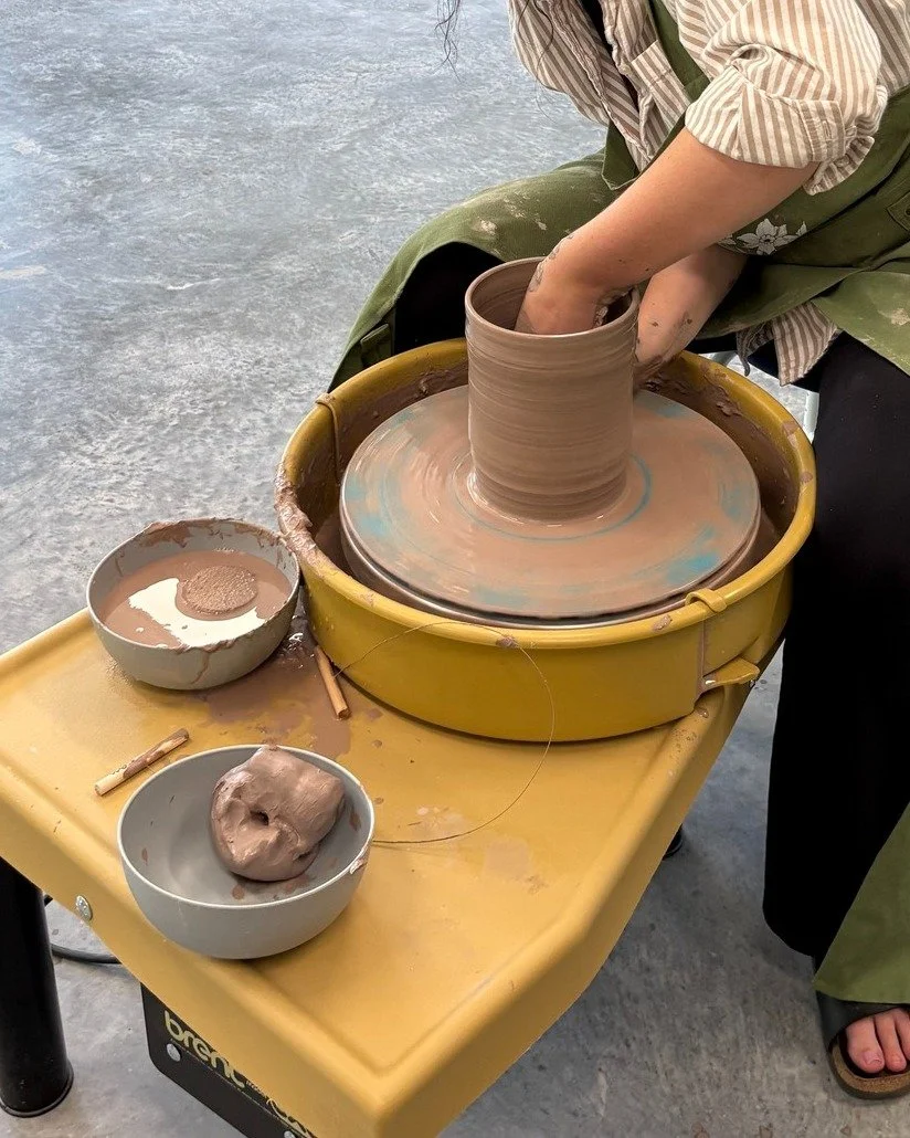 Get your hands dirty and your creativity spinning THIS MONTH at Teen Clay Camp!

Join ceramic artist and educator Stephanie Stuefer for an immersive week of wheel throwing, hand-building, glazing, and surface design. Whether you&rsquo;re brand new to