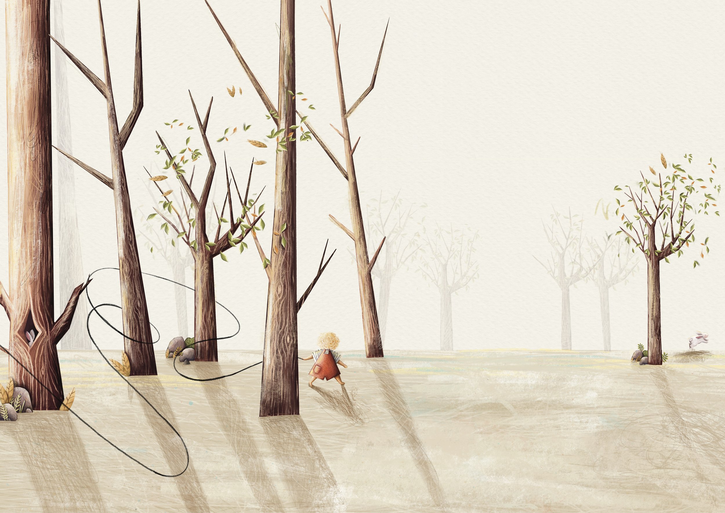 'The VERY Big Forest' A2 Print