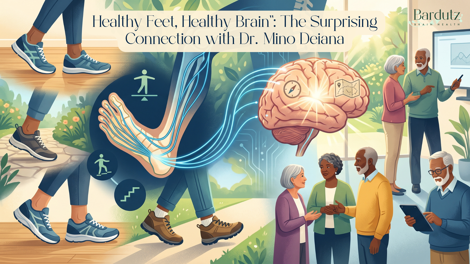 Healthy Feet, Healthy Brain": The Surprising Connection with Dr. Mino Deiana - Hybrid Format