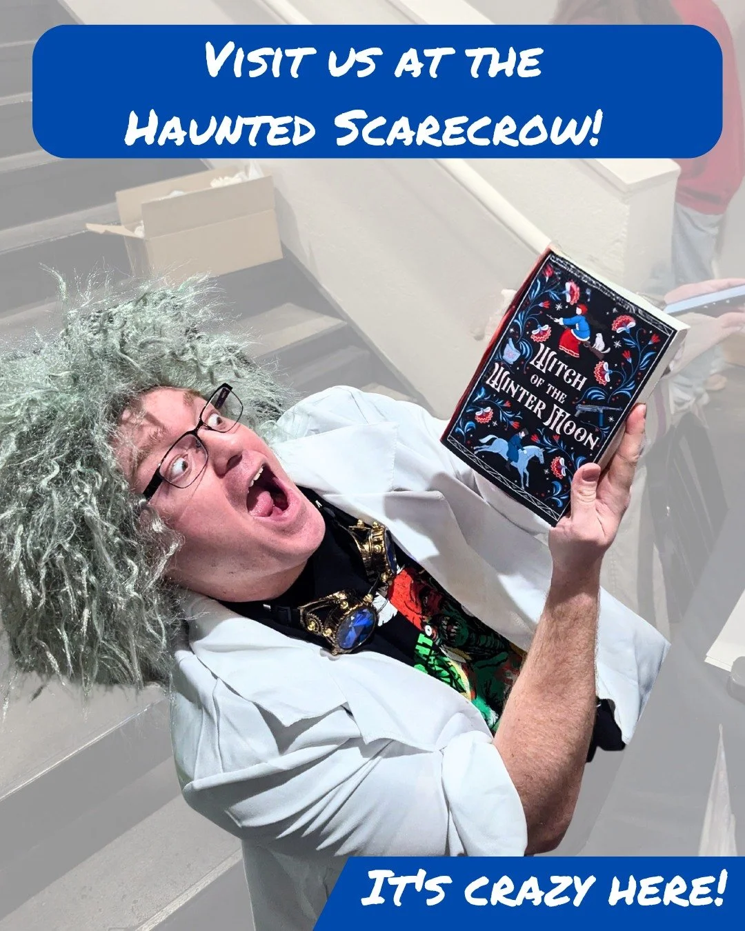 Last chance to get a signed book here at the Haunted Scarecrow! Join us at the 505 Central Food Hall and get a good read, meal, and scare... Maybe in that order

Find my books at stuartmascair.com

#author #abq #abqnm #localabq #HauntedScarecrowABQ #