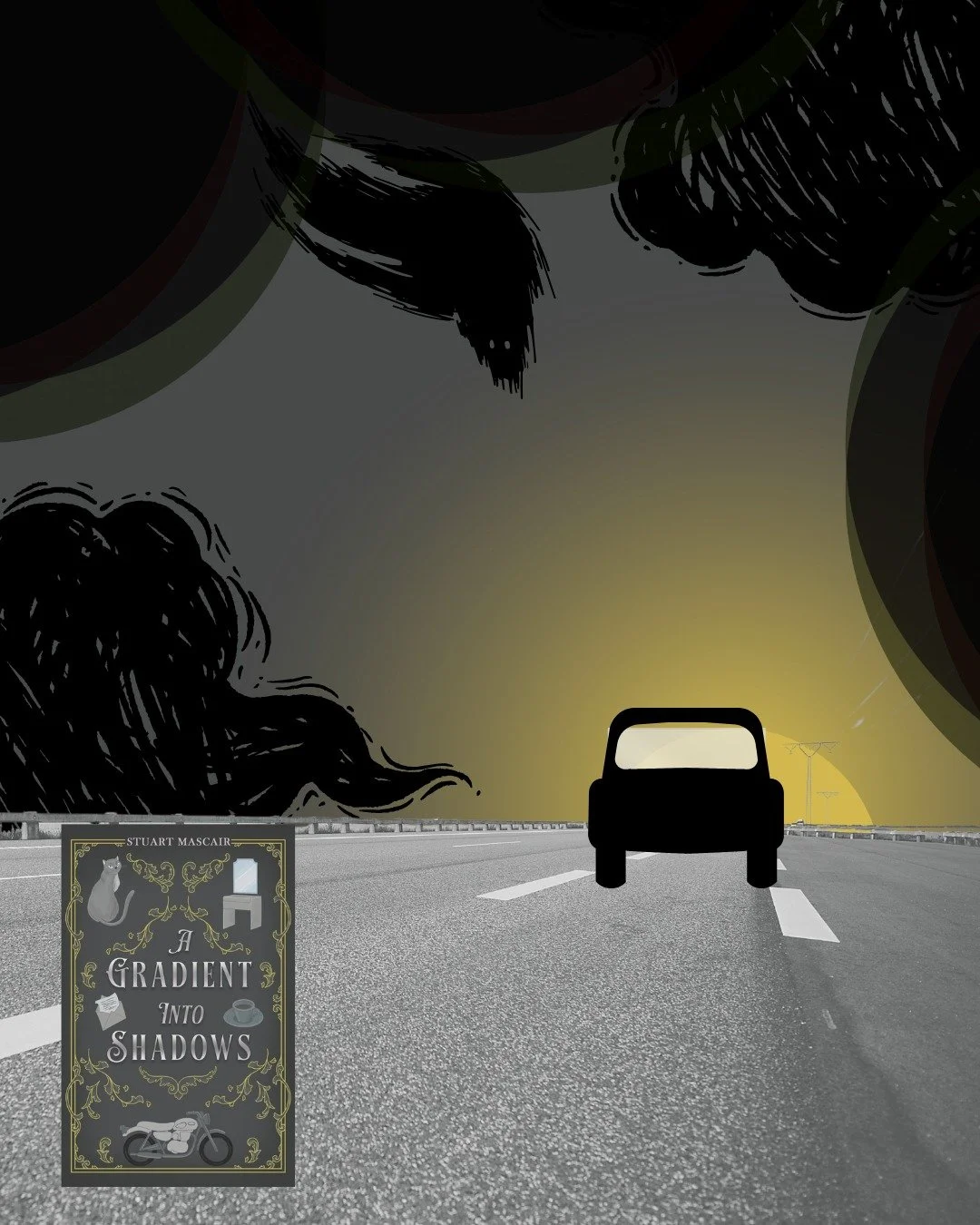 Some stories don&rsquo;t just tell themselves&hellip; they pull you into the darkness. 🌒
Follow a man driving the highways, running from his demons, and sliding further into the shadows.
Read A Gradient into Shadows today &rarr; stuartmascair.com 📖