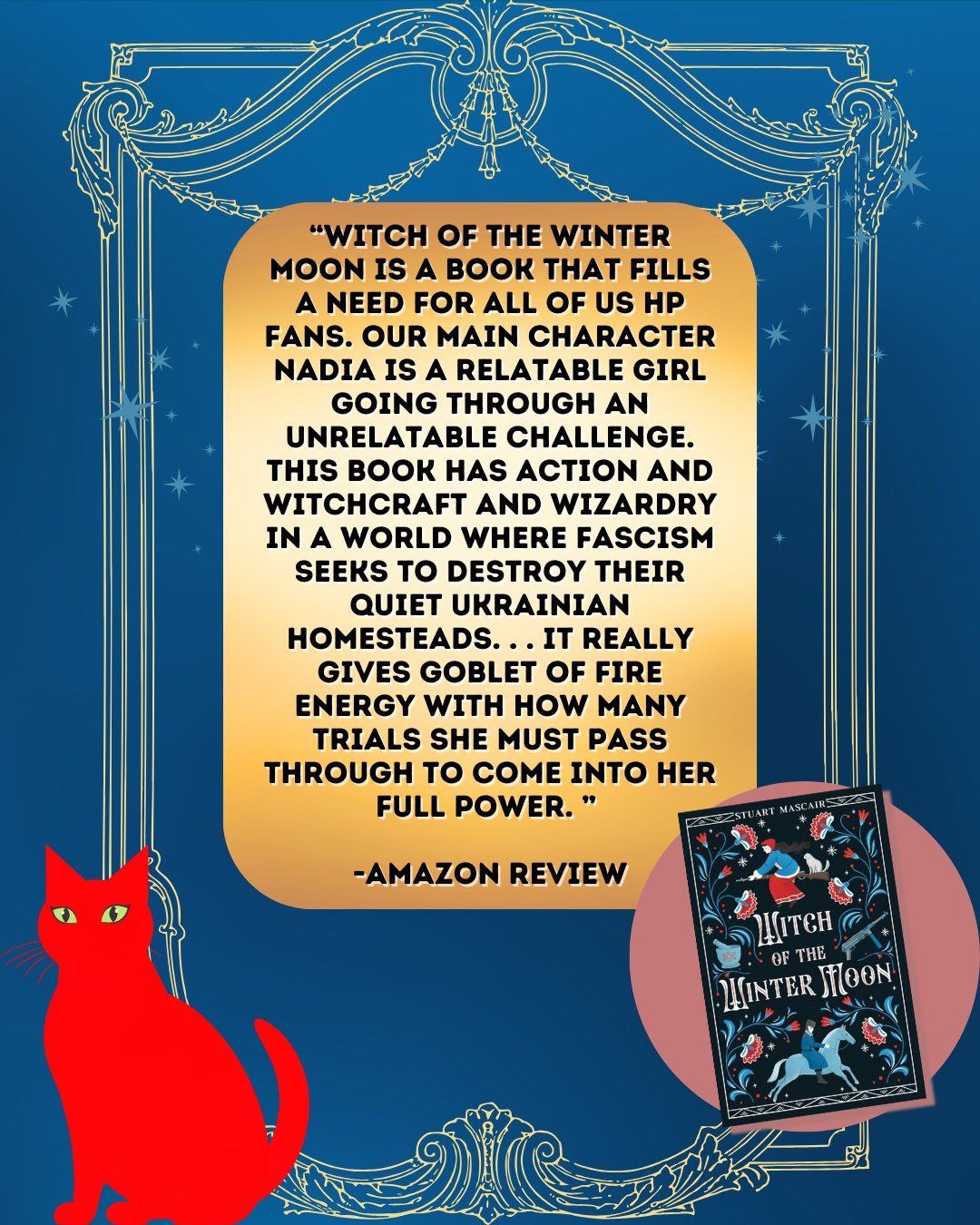✨ Check out the full review on Amazon today!

📖 Witch of the Winter Moon is available now at stuartmascair.com ❄️🌙

Dive into a chilling dark fantasy filled with folklore, mystery, and winter magic.

#WitchOfTheWinterMoon #StuartMascair #DarkFantas