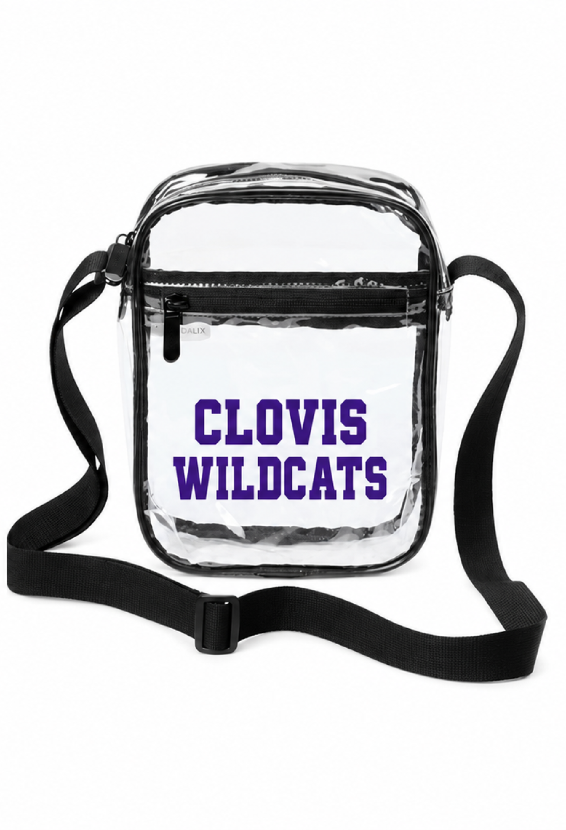 Clovis Wildcat Clear Crossbody Bag Small